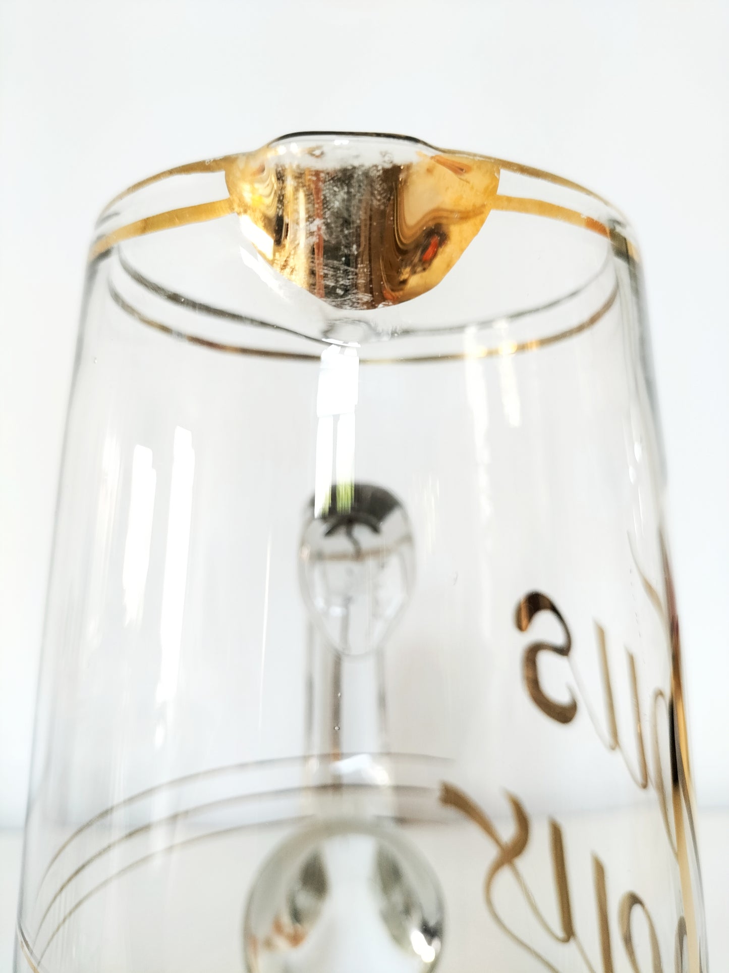 Ensemble carafe et deux verres