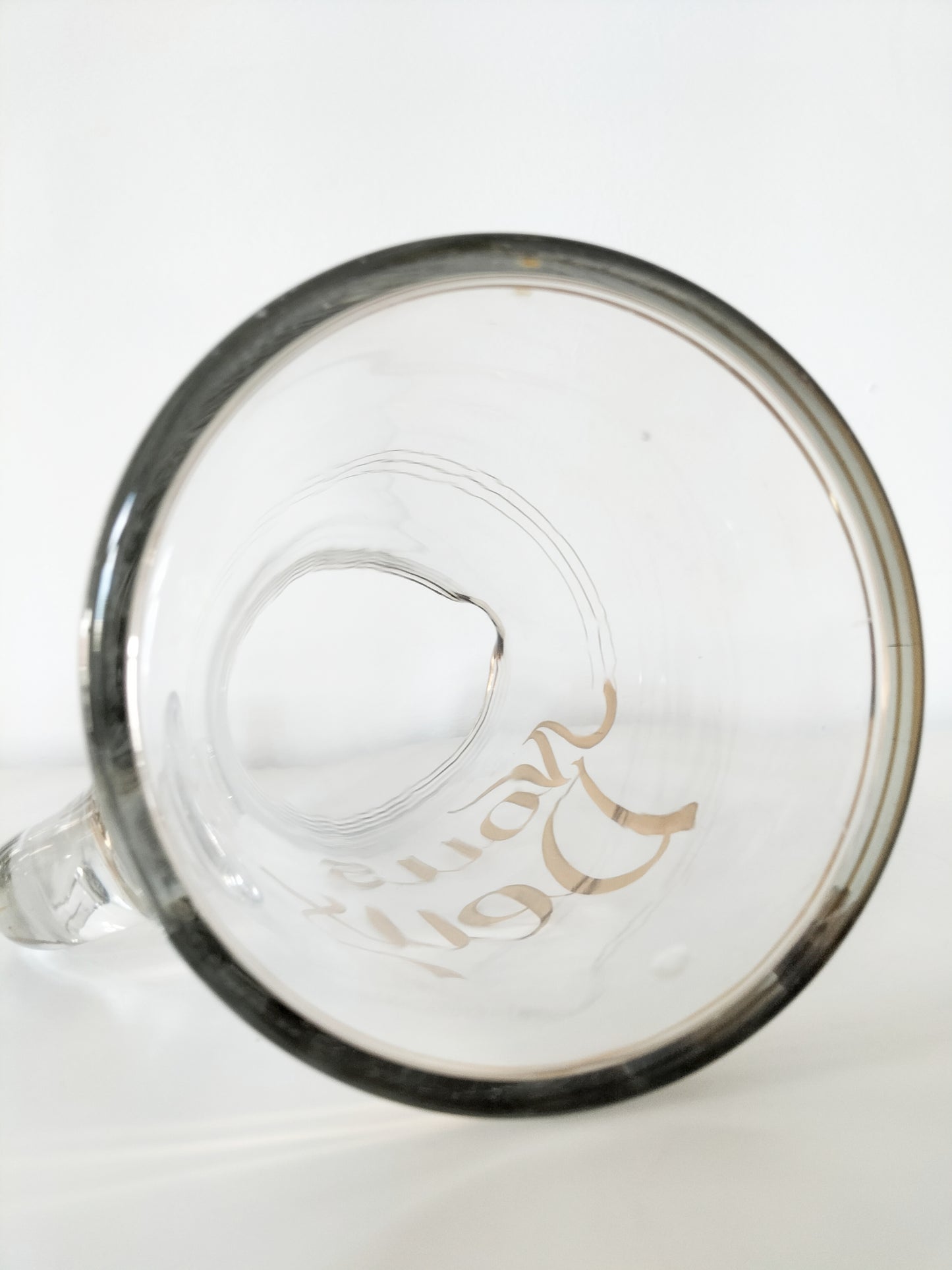 Ensemble carafe et deux verres
