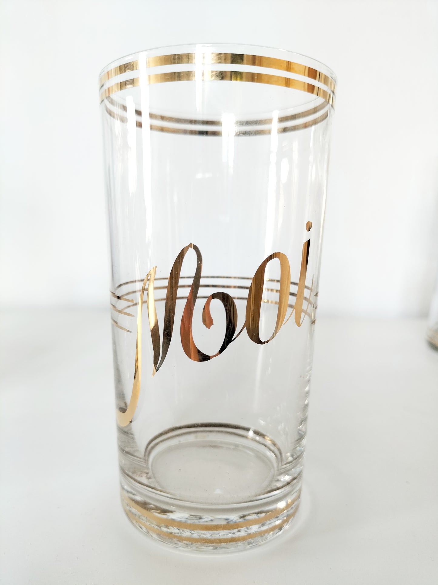 Ensemble carafe et deux verres