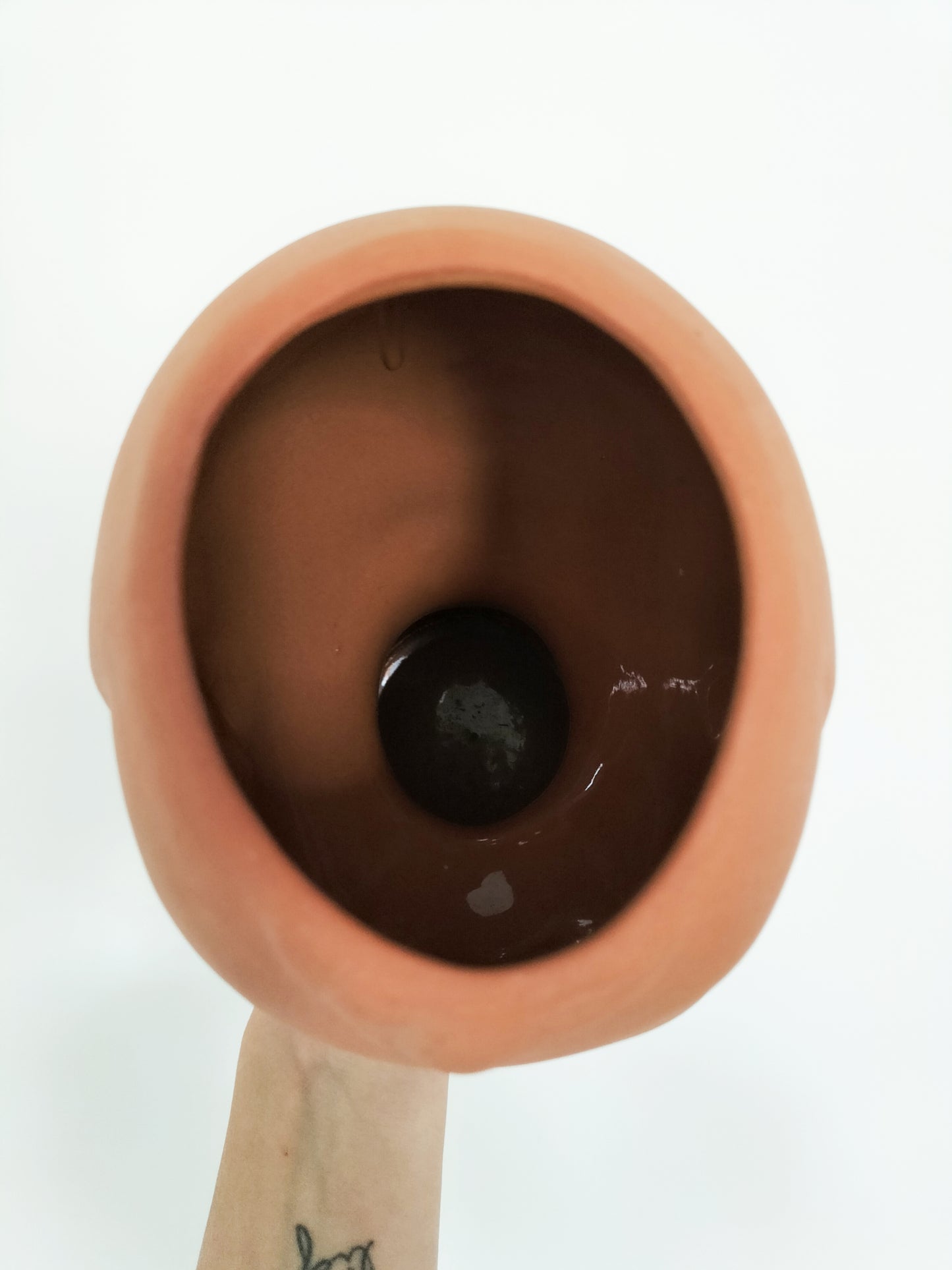 Cache-pot tête bébé