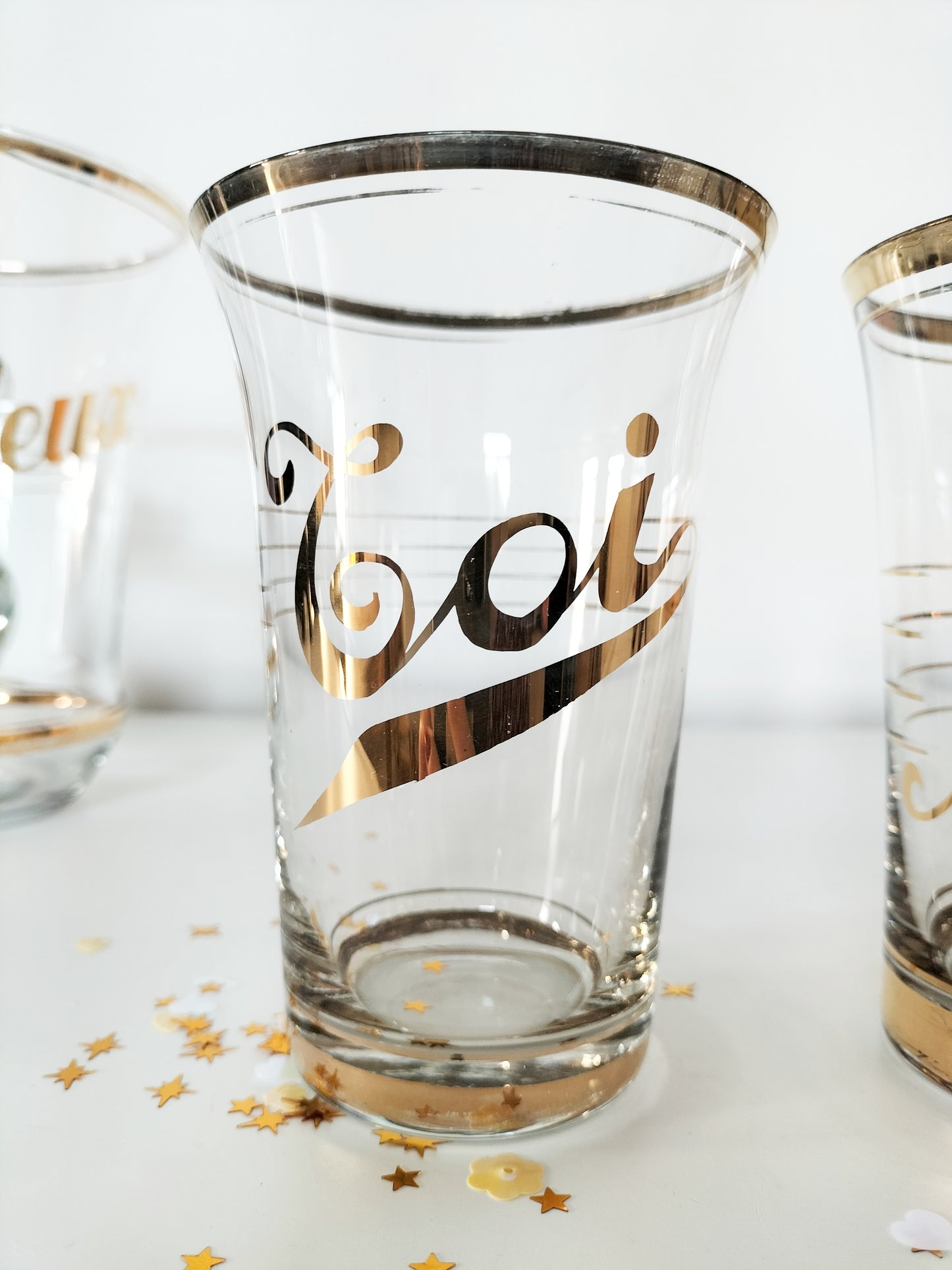Set carafe et ses deux verres