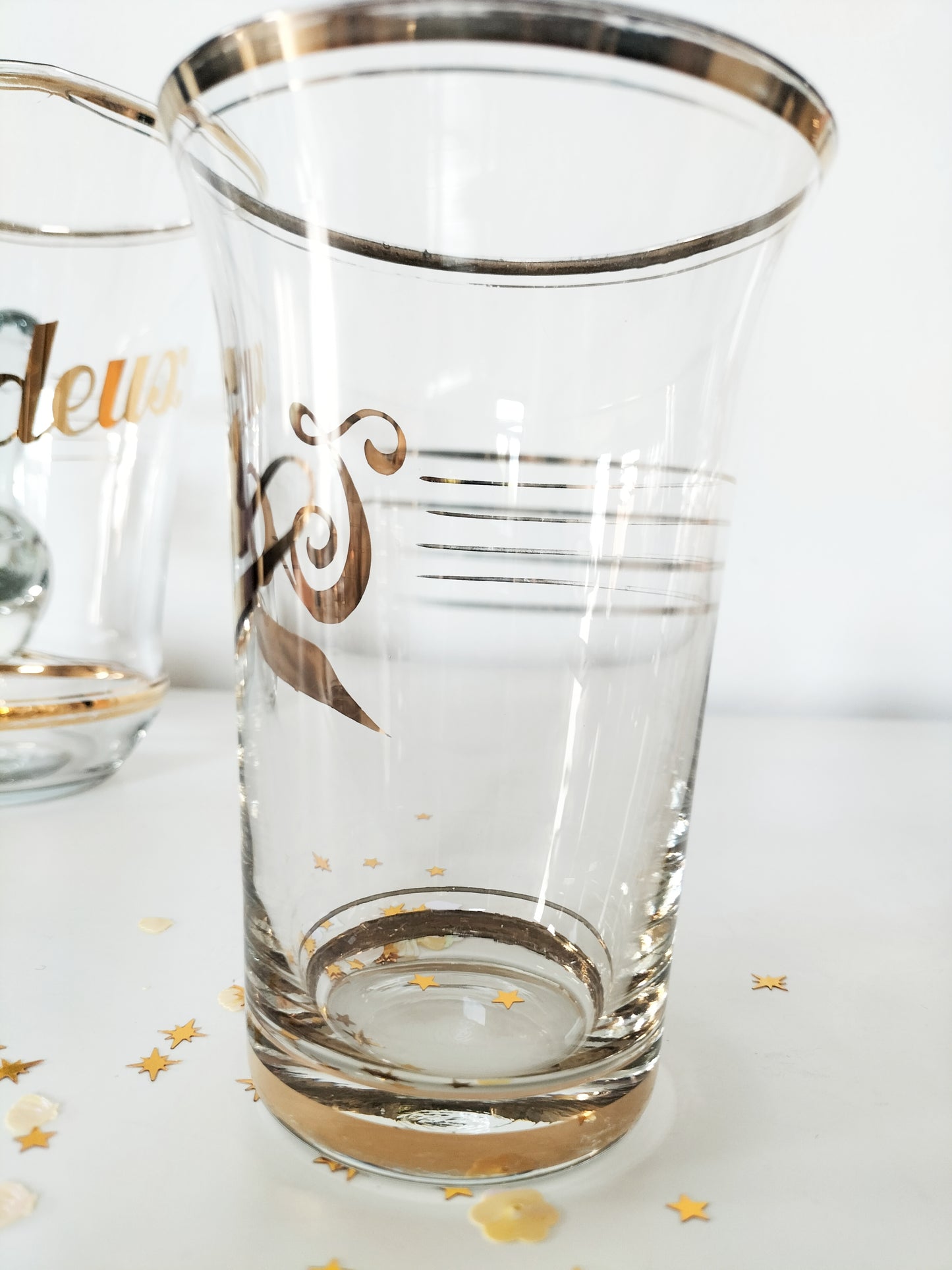 Set carafe et ses deux verres