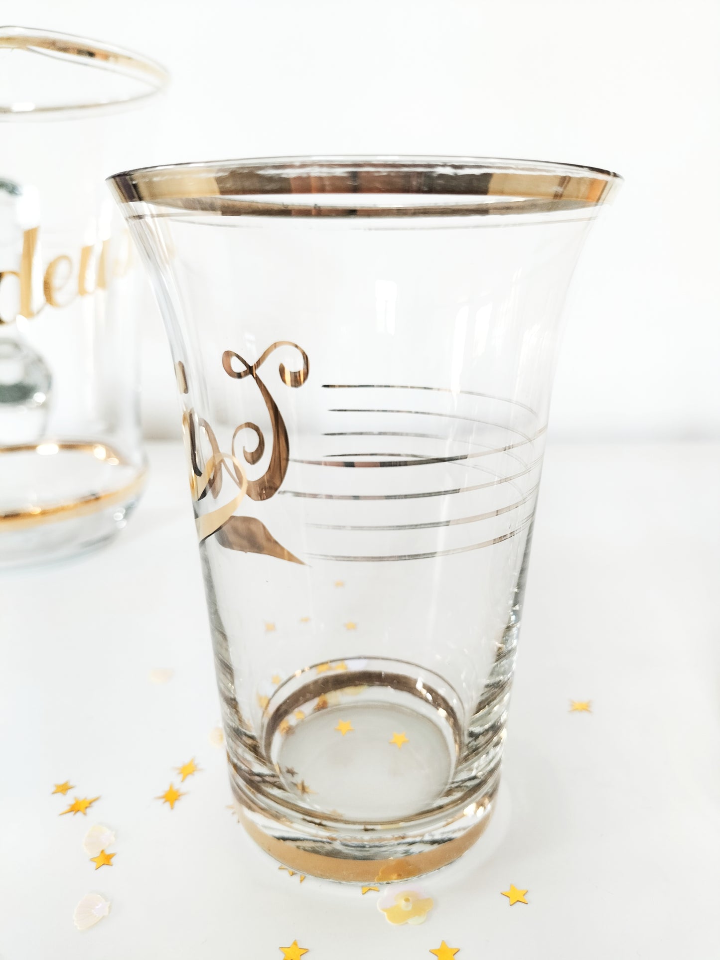Set carafe et ses deux verres