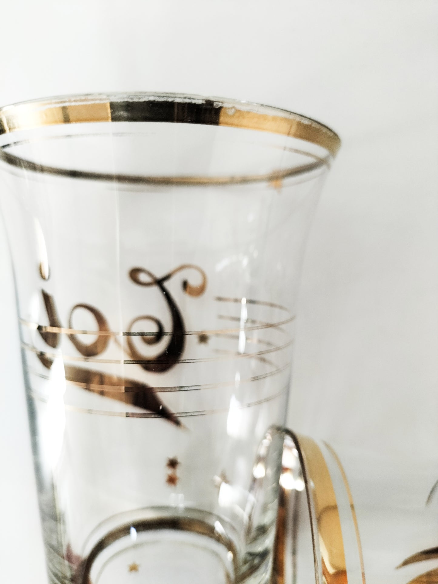Set carafe et ses deux verres