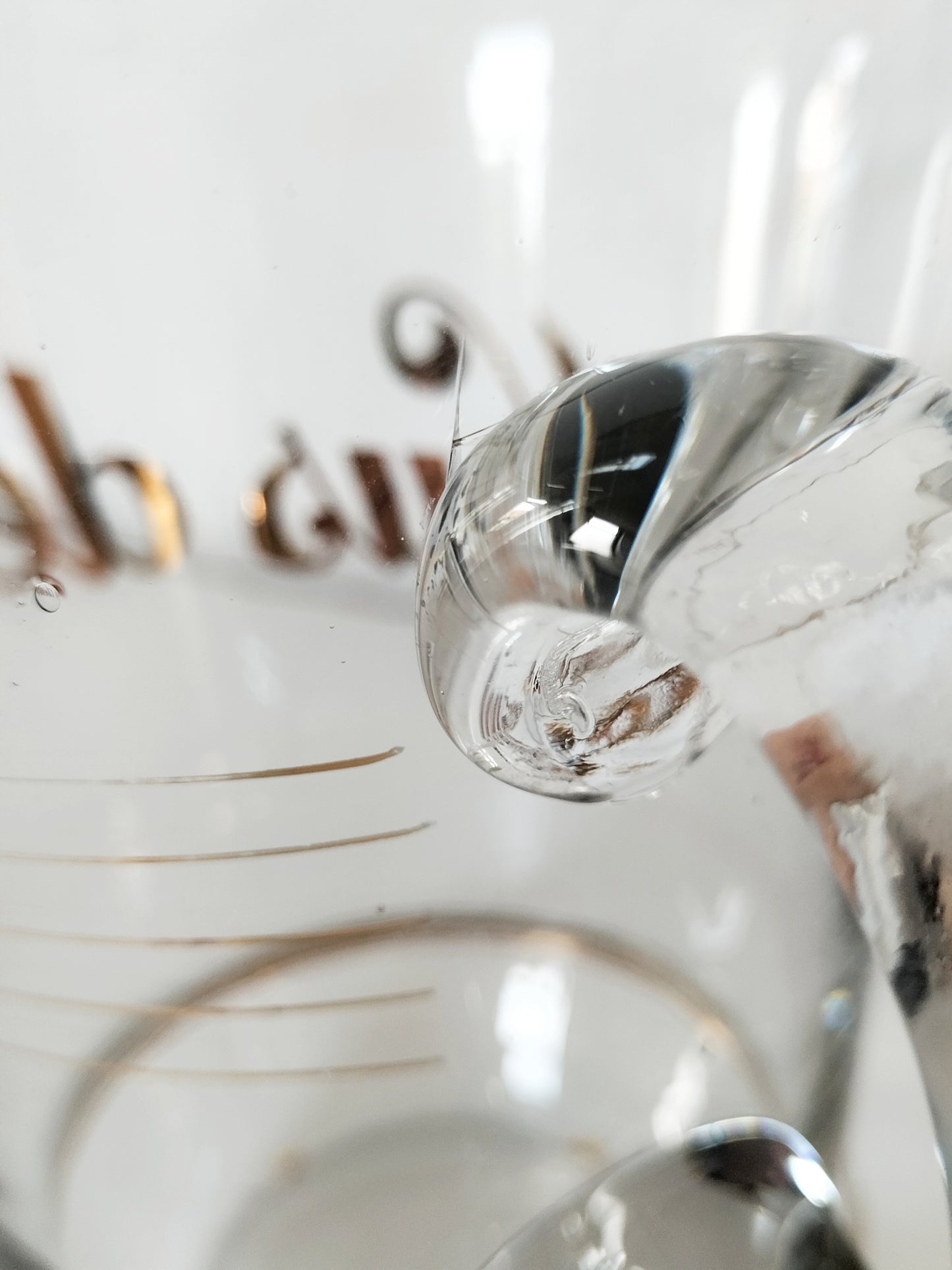 Set carafe et ses deux verres