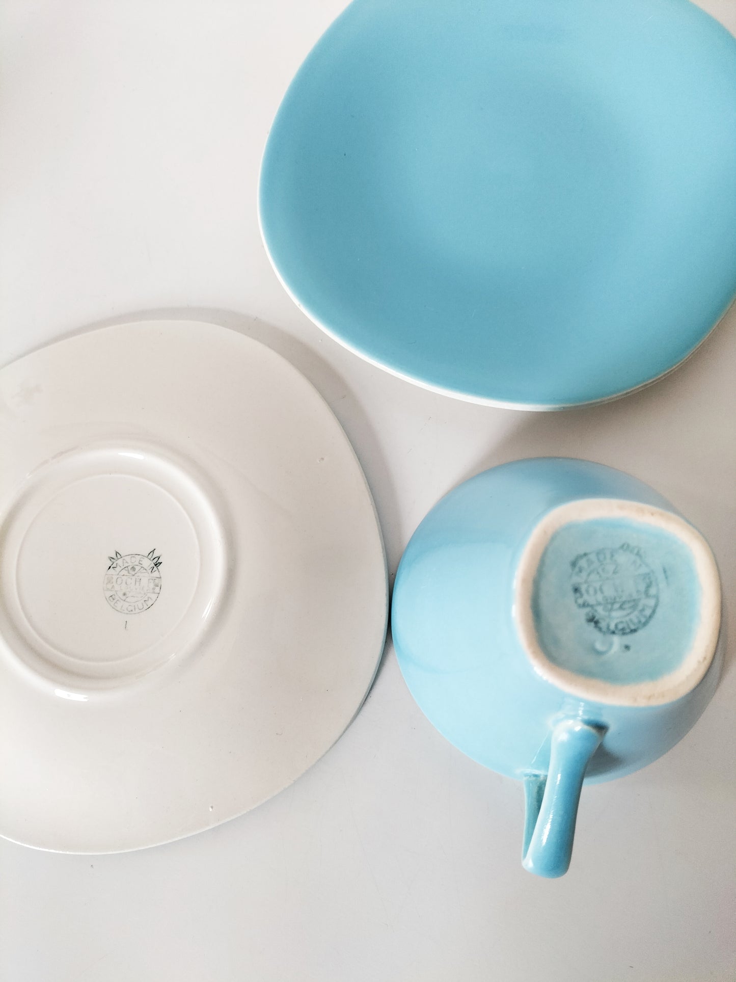 Tasse et soucoupe Boch Pastel