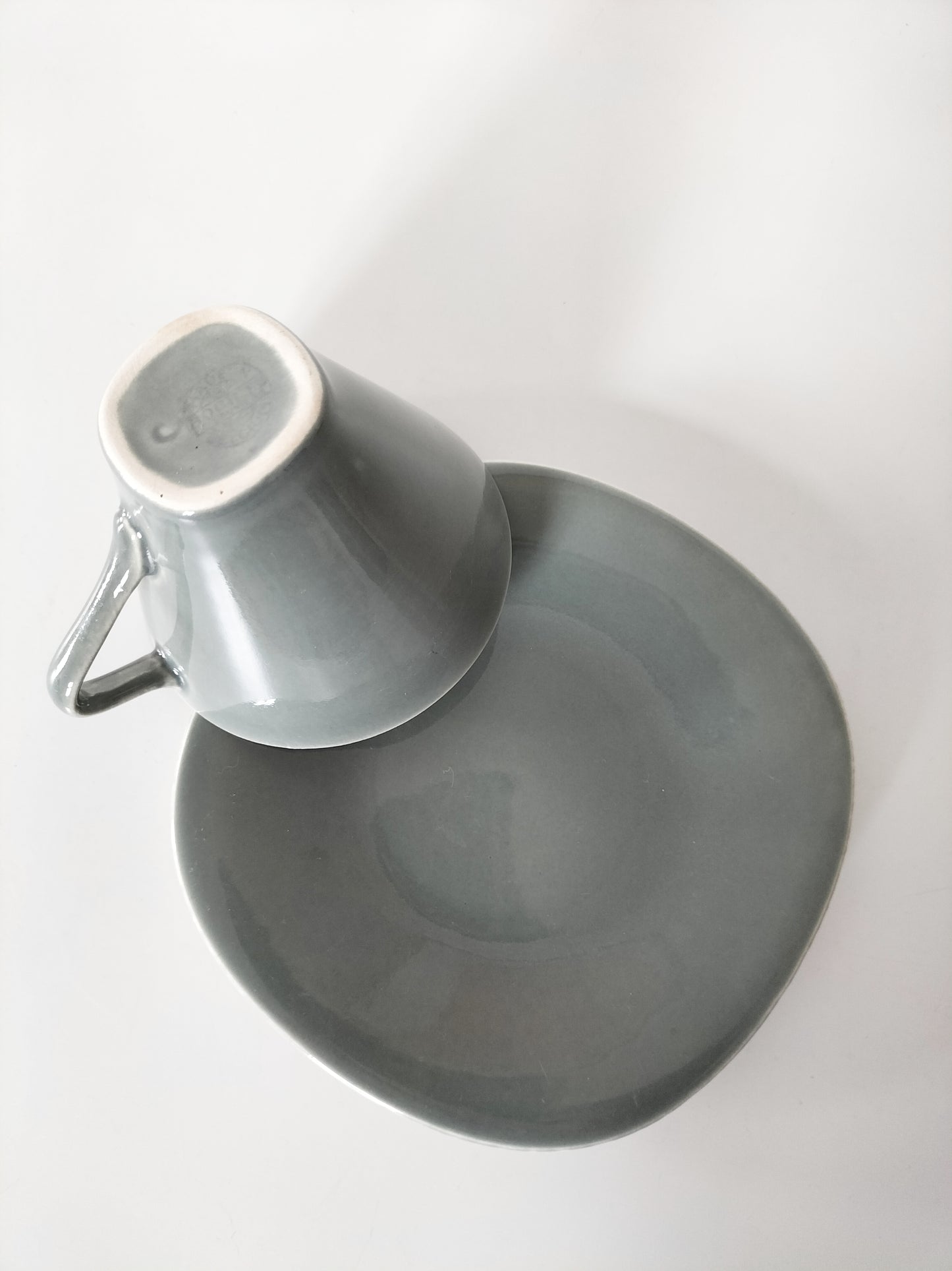 Tasse et soucoupe Boch Pastel
