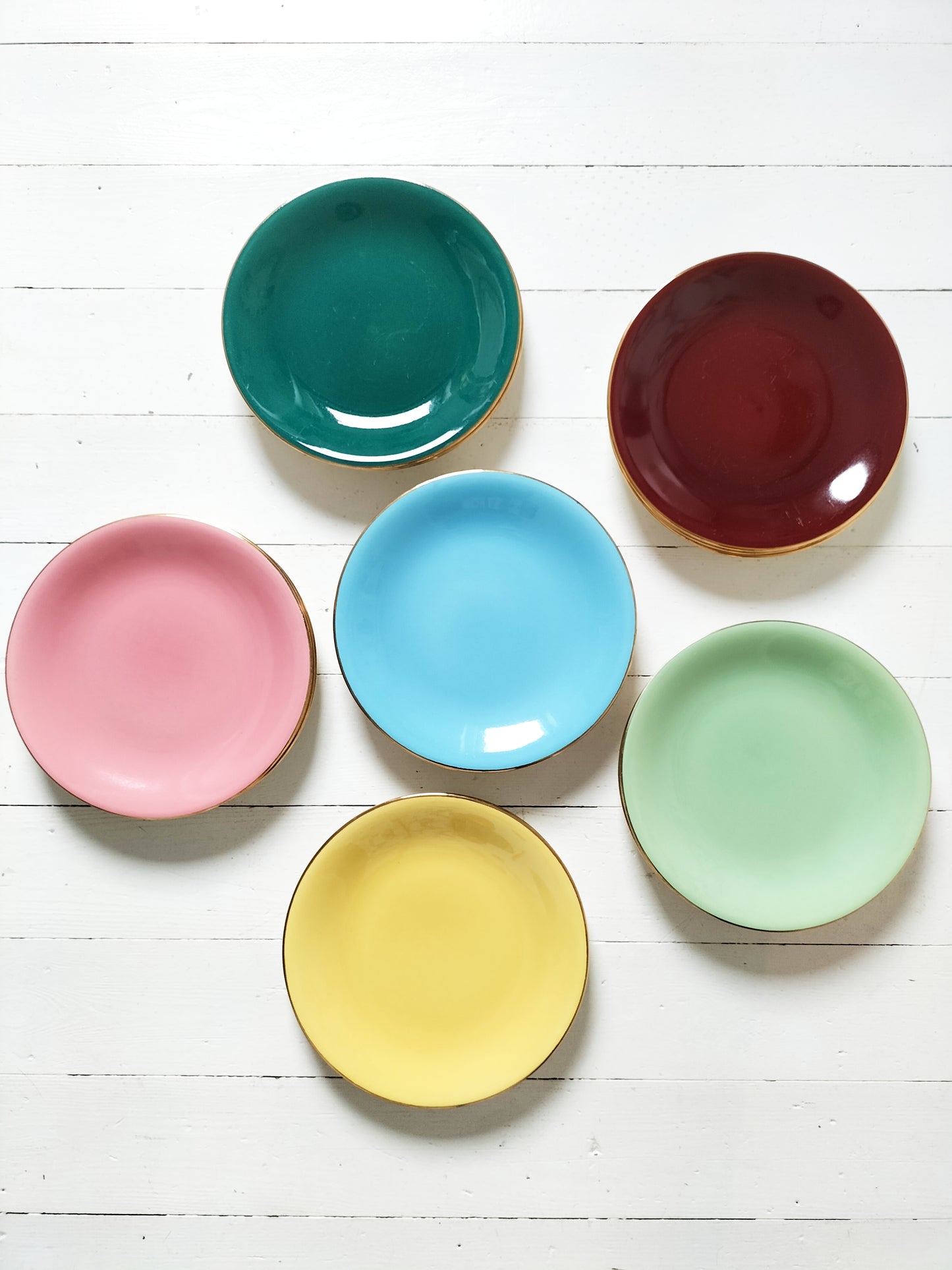 Assiette plate Boch Napoli Saturne