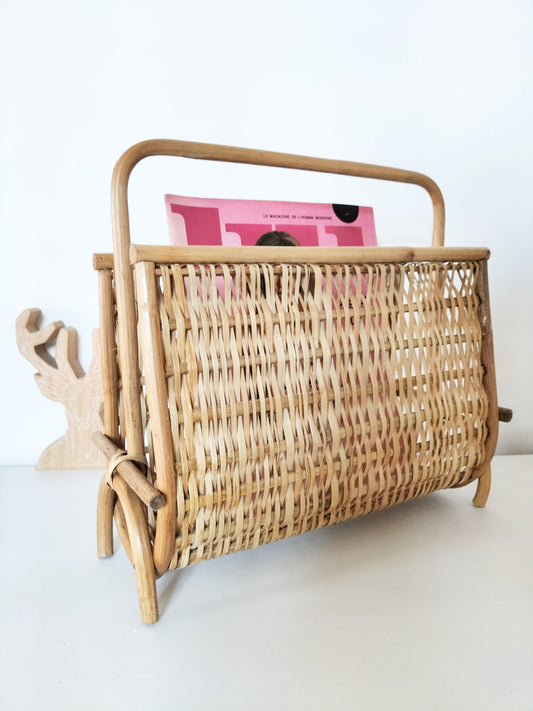 Porte-revues en osier