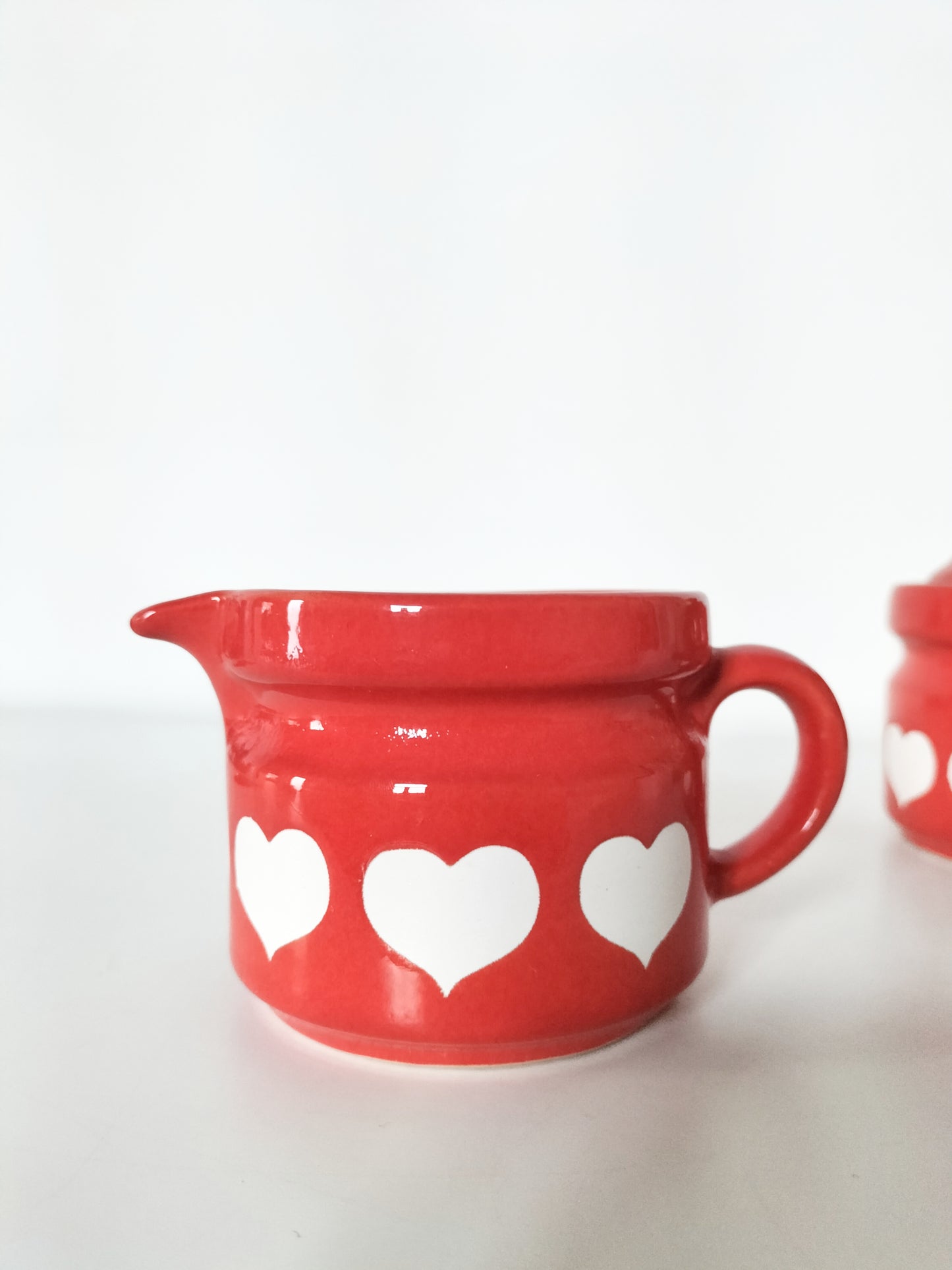 Sucrier ou pot à lait Waechtersbach décor ❤️