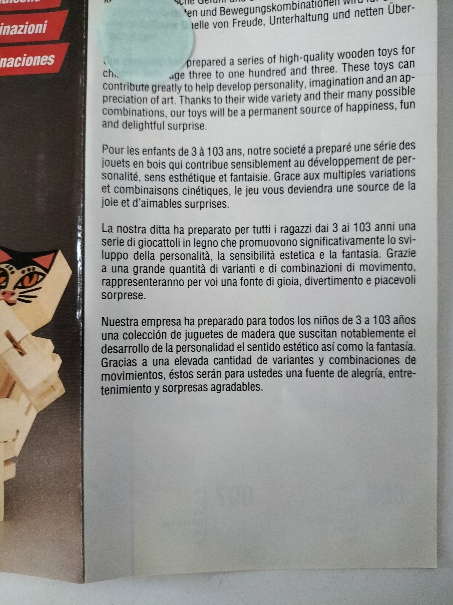 Personnage articulé en bois
