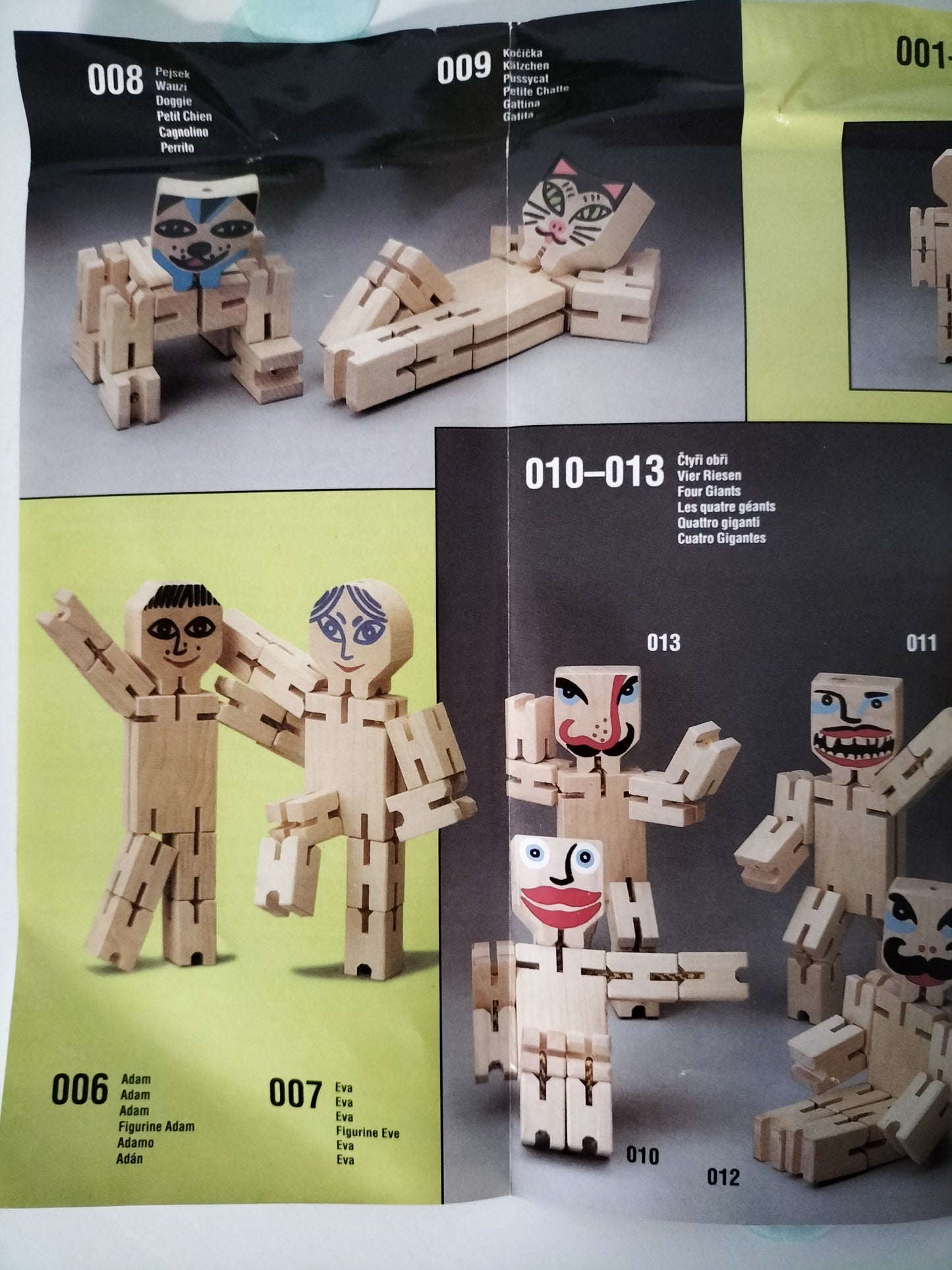 Personnage articulé en bois