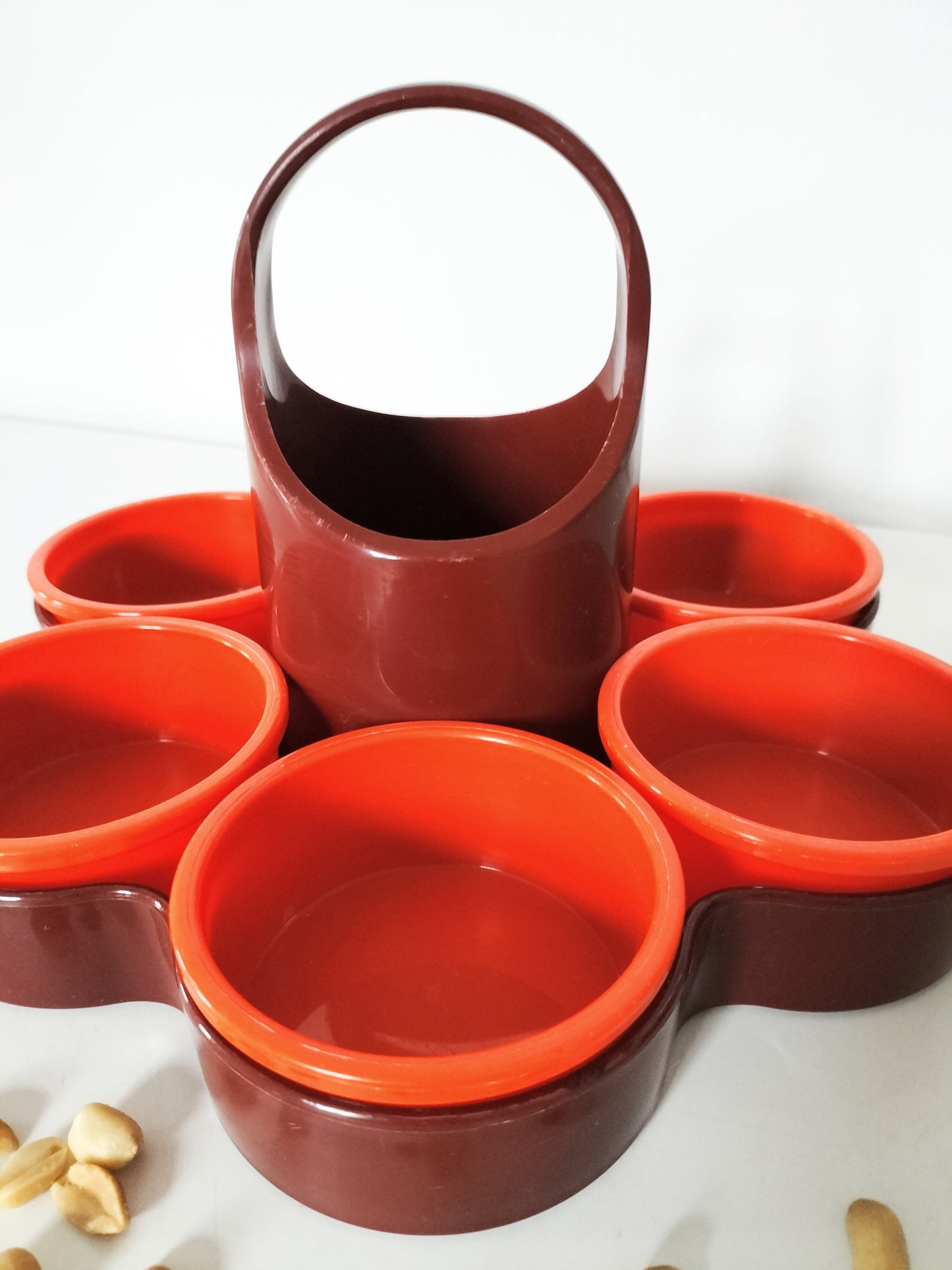 Serviteur à apéritif fleur Emsa - orange