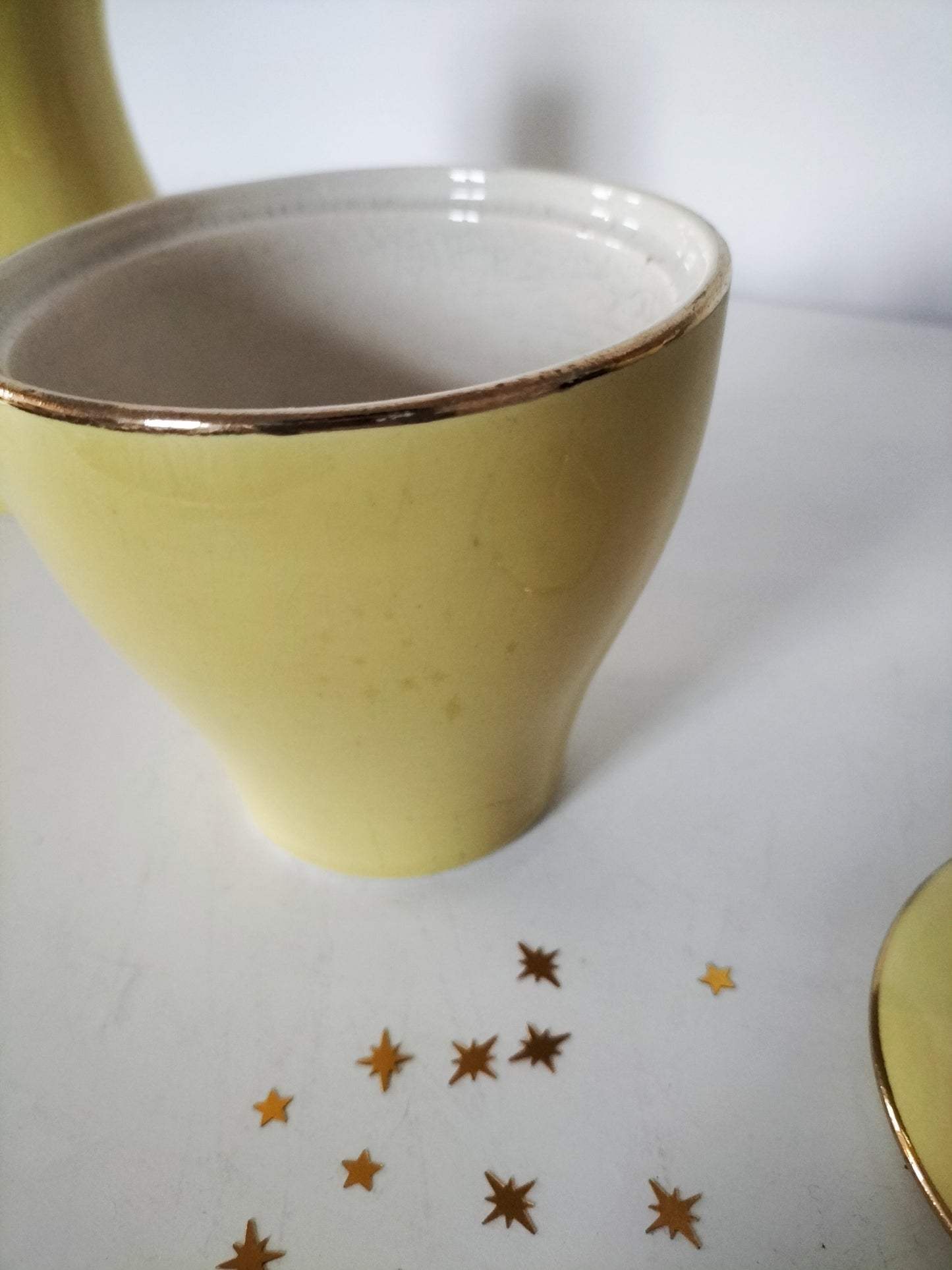 Duo sucrier et pot à lait Boch Napoli Saturne
