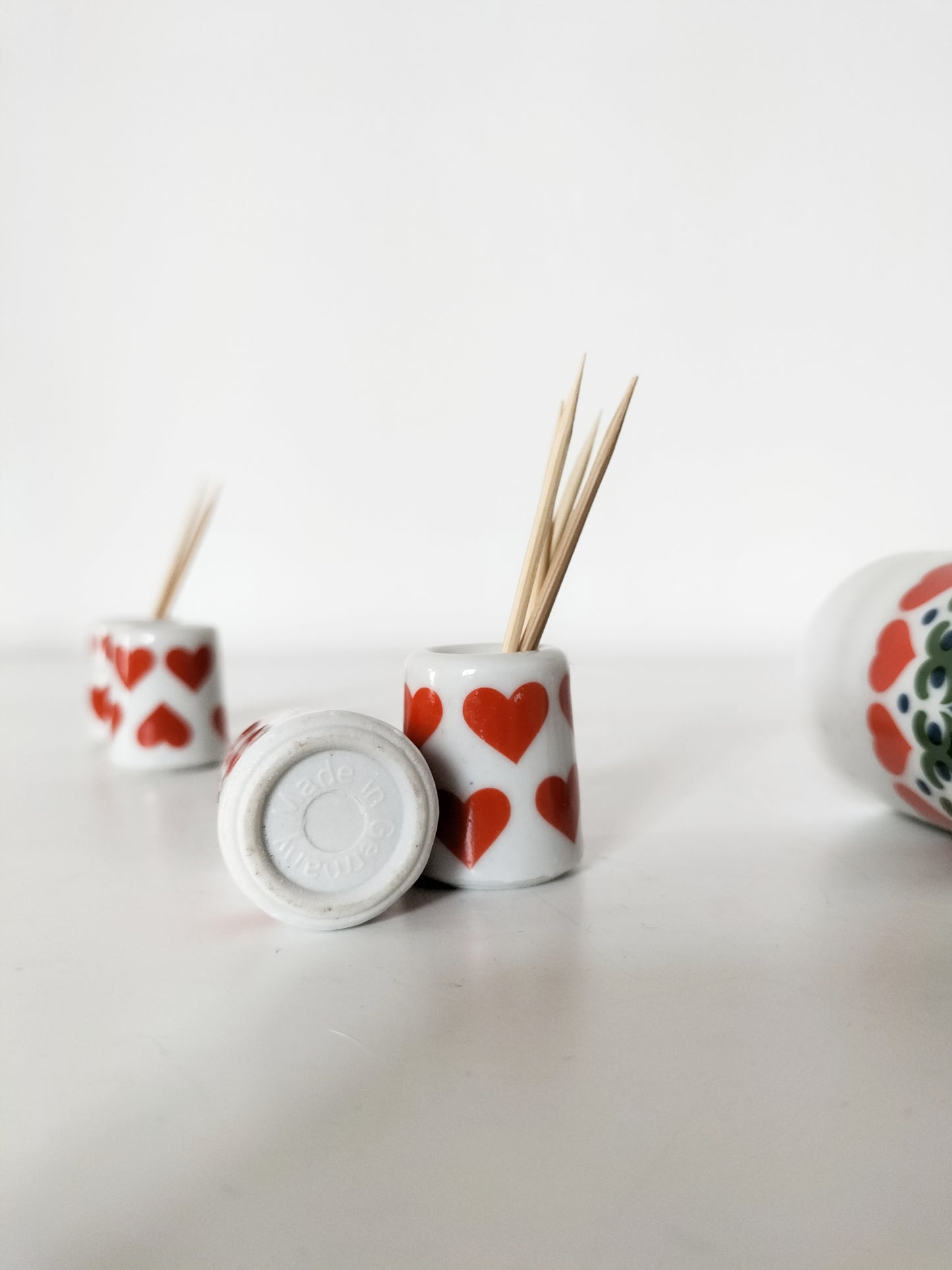 Duo de minis ou petit bougeoir funny design West Germany
