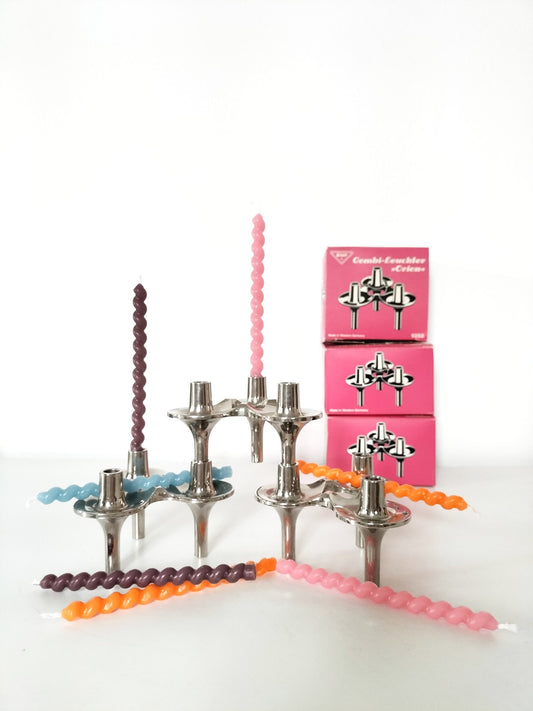 Bougeoir Nagel BMF combi-leuchter "Orion" 9253 West Germany