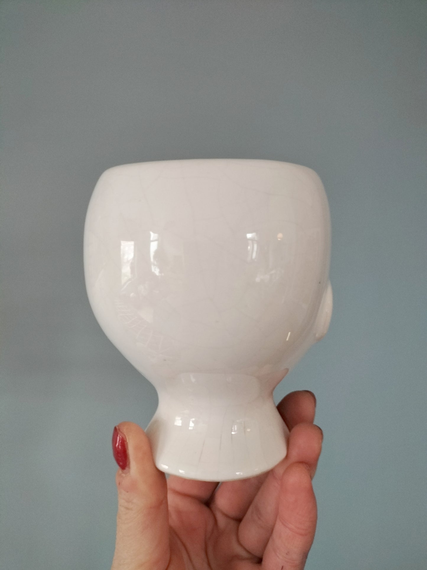 Cache-pot tête bébé