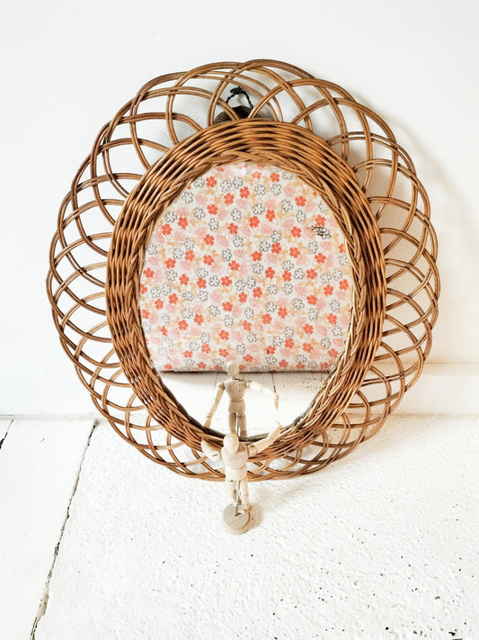 Miroir en osier