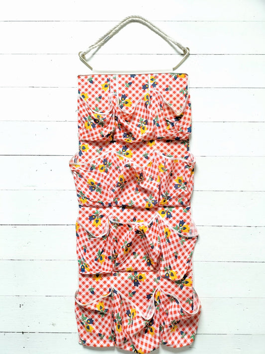 Rangement à compartiments/ étagère murale en tissu