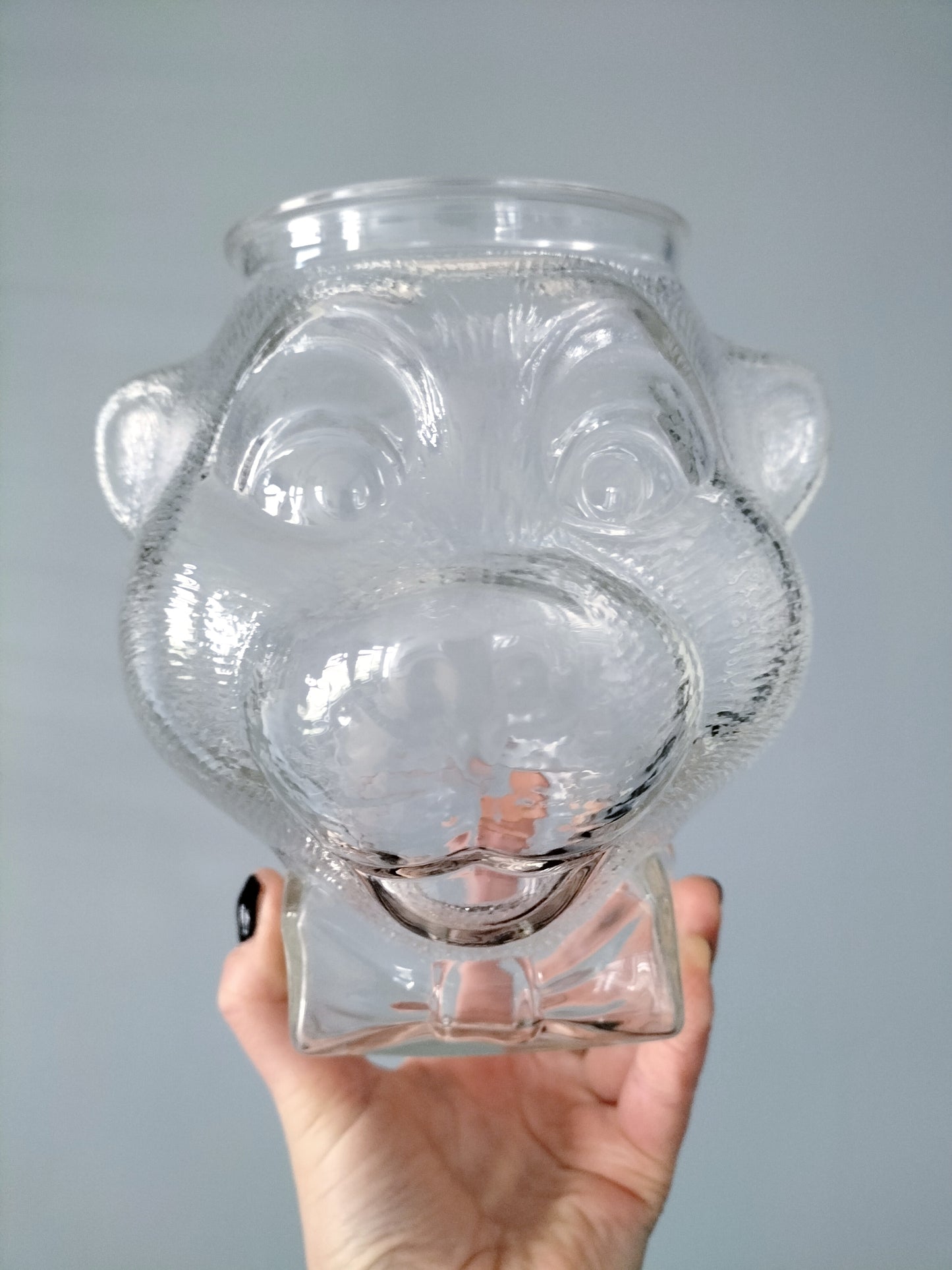 Bonbonnière/ pot/ bocal tête d'ours