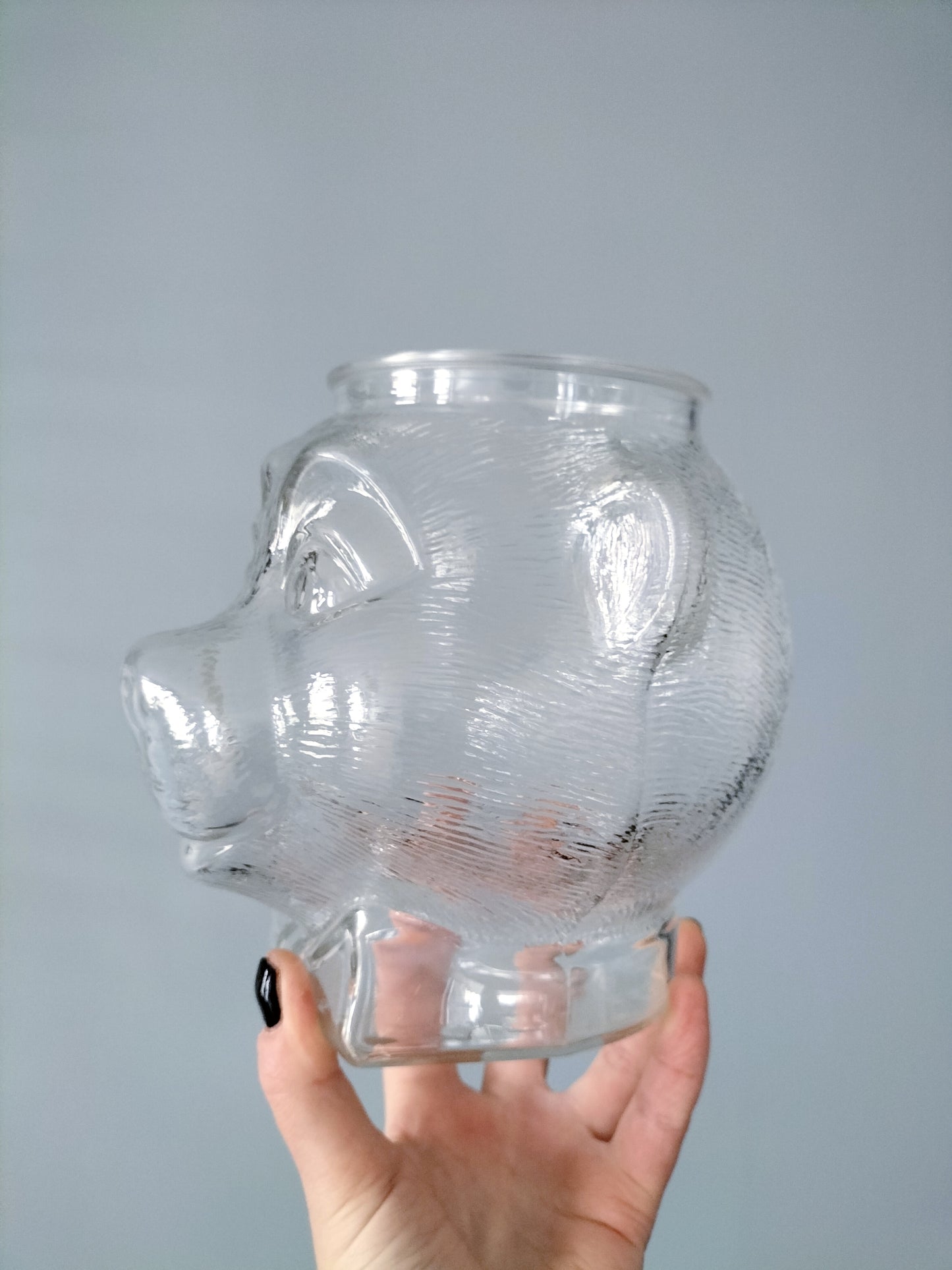 Bonbonnière/ pot/ bocal tête d'ours