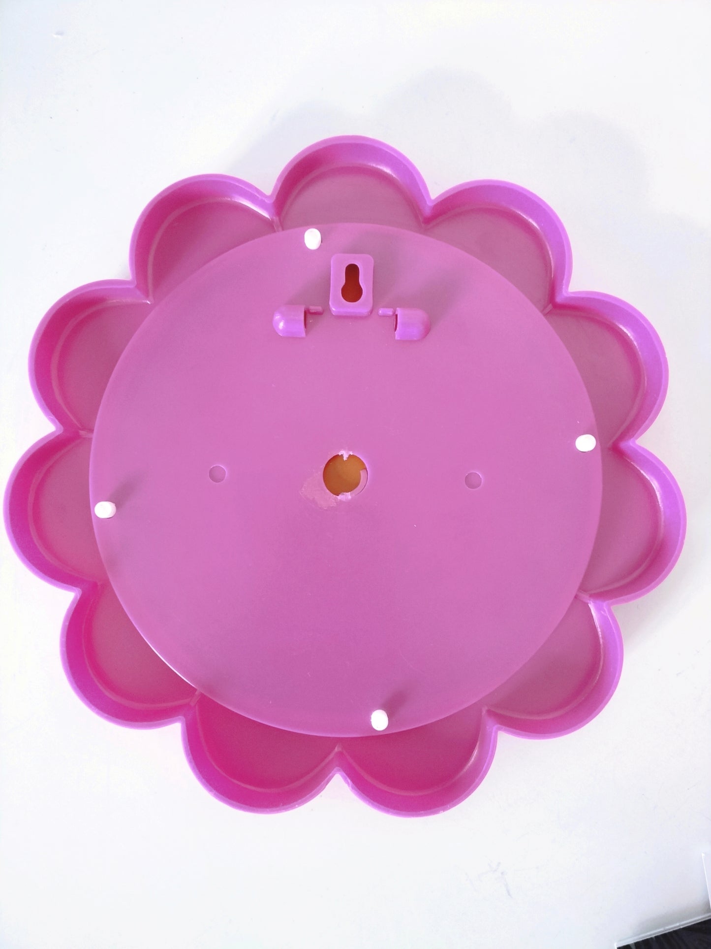 Petit miroir fleur mural