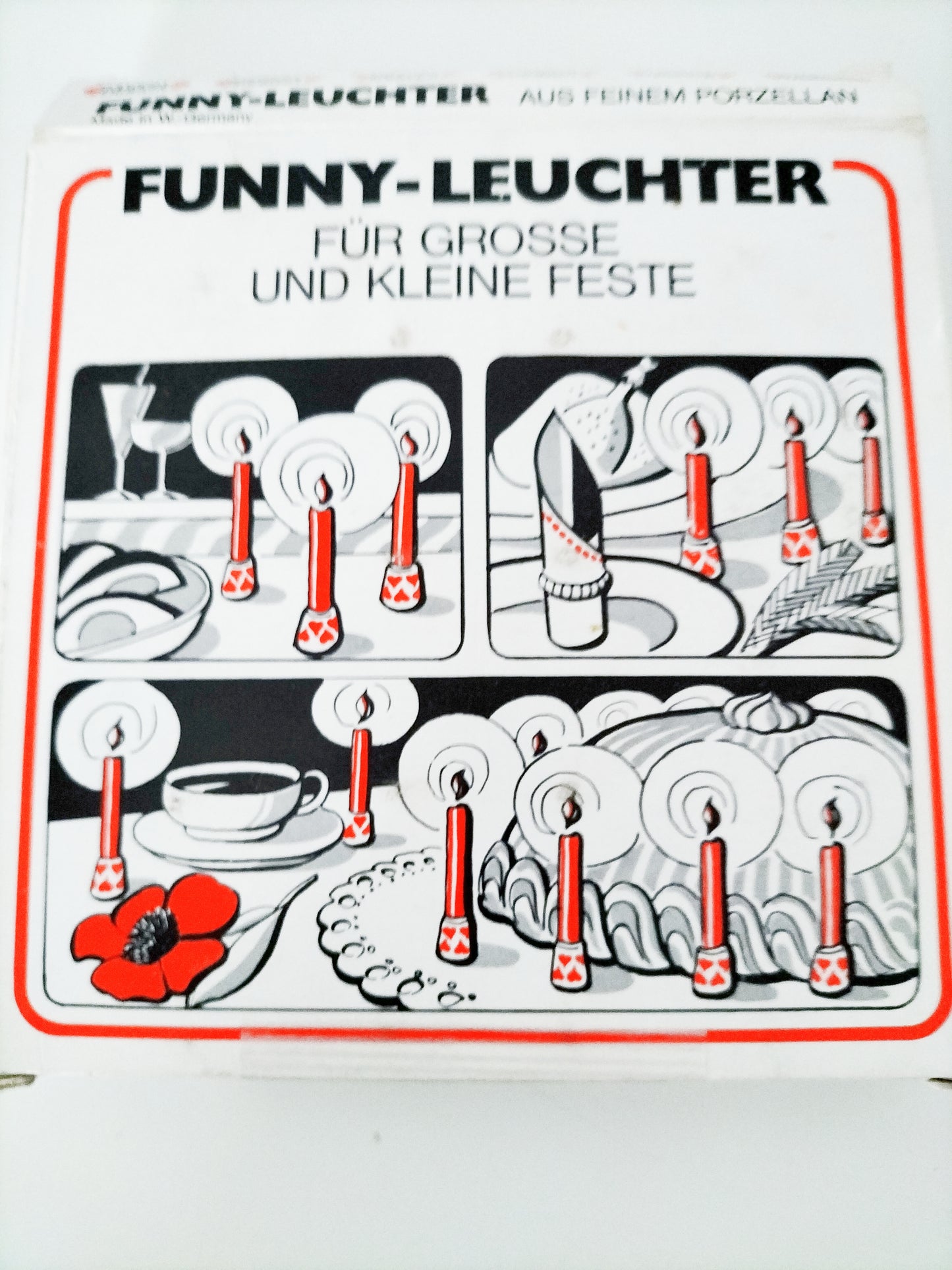 Mini bougeoir Funny Design Germany au choix