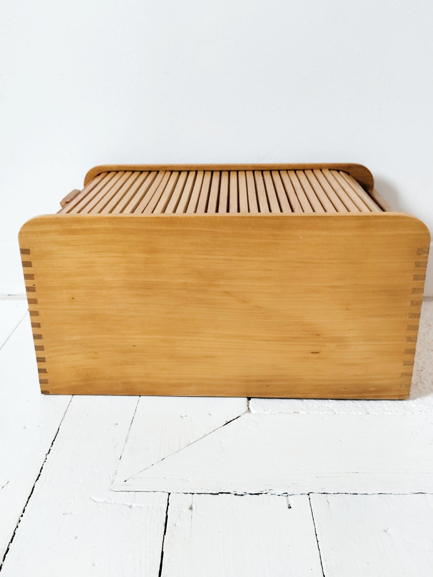 Ancienne boîte à fiches en bois