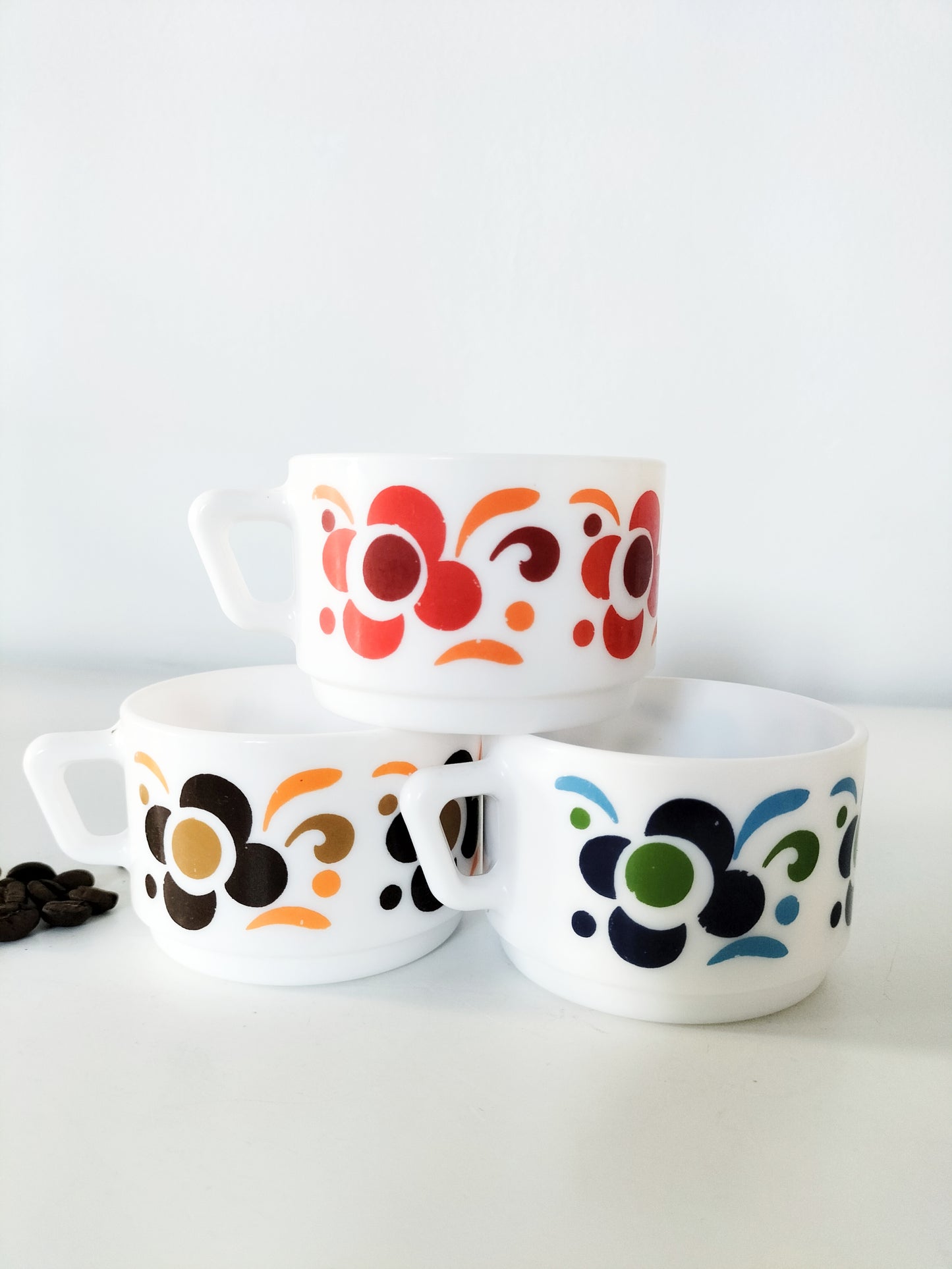 Trio petites tasses à café Arcopal Knorr