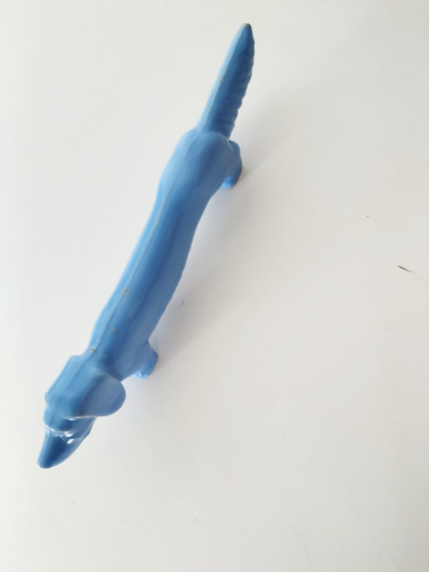 6 porte-couteaux chien teckel en plastique