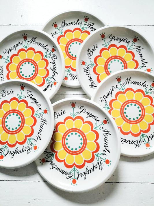 Set de 6 assiettes à fromage Boch