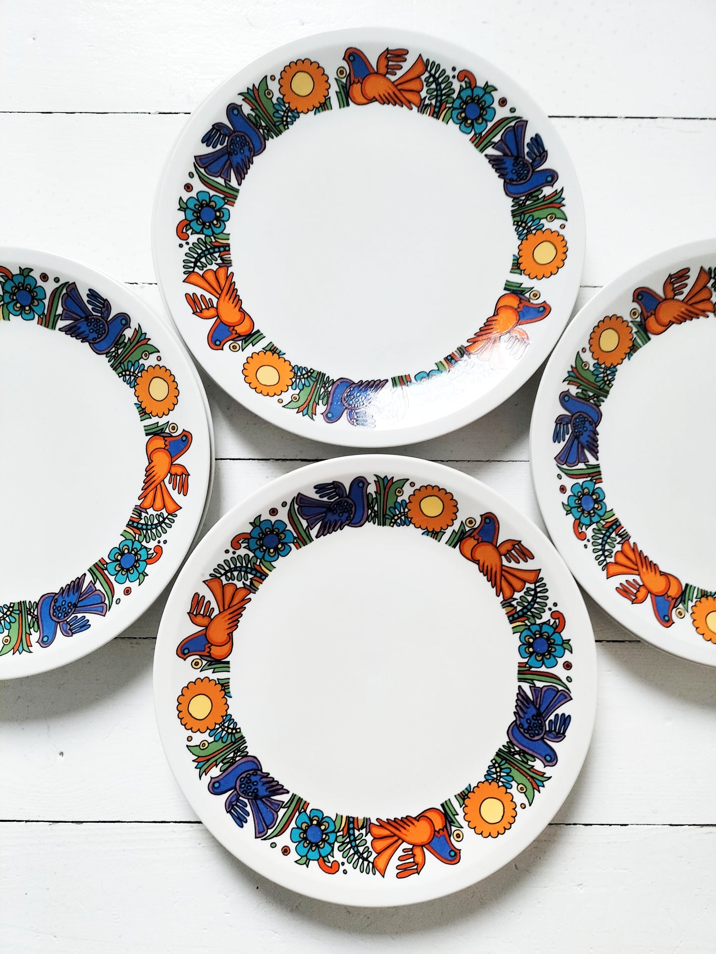 4 assiettes plates 24cm Villeroy et Boch Acapulco (pour Sophie)