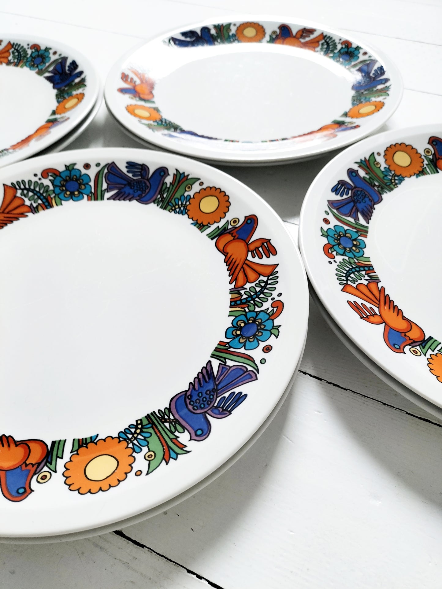 4 assiettes plates 24cm Villeroy et Boch Acapulco (pour Sophie)