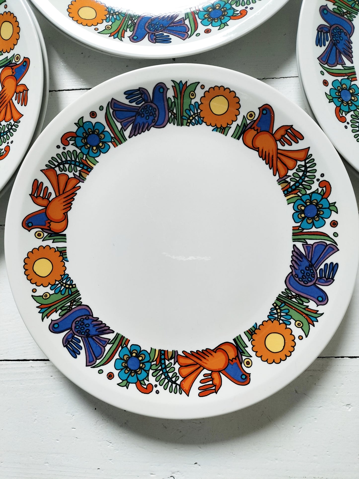 4 assiettes plates 24cm Villeroy et Boch Acapulco (pour Sophie)