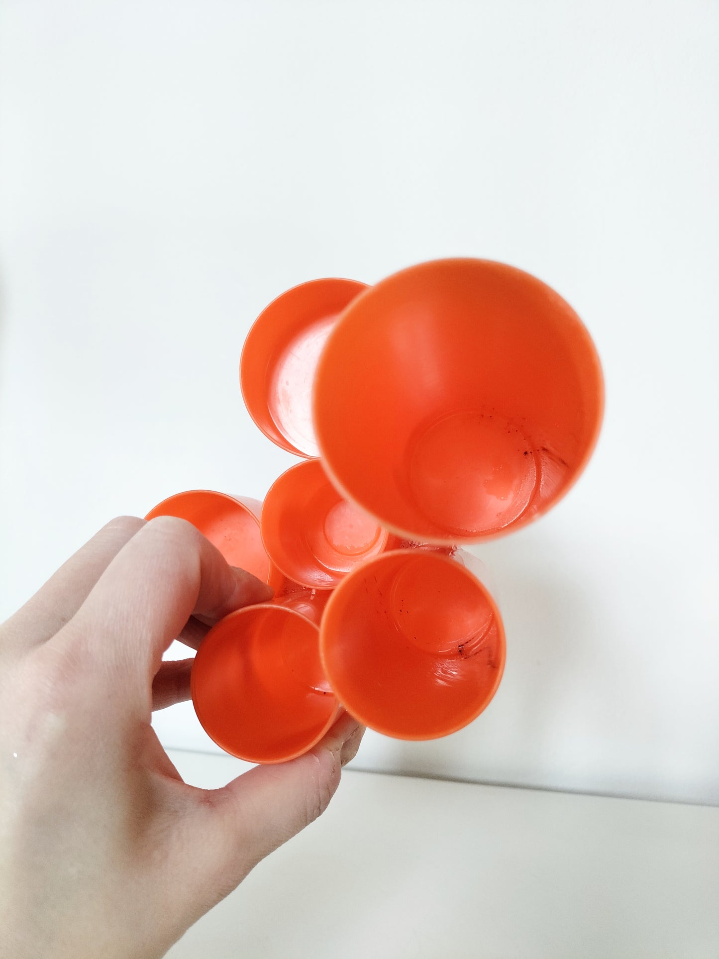 Organiseur de bureau vintage orange