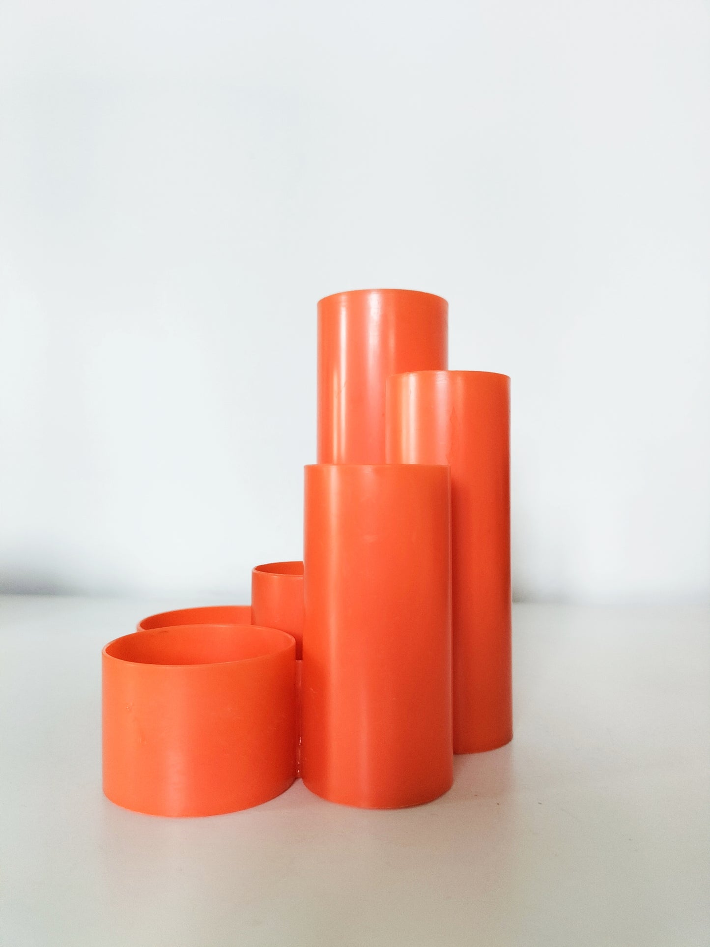 Organiseur de bureau vintage orange