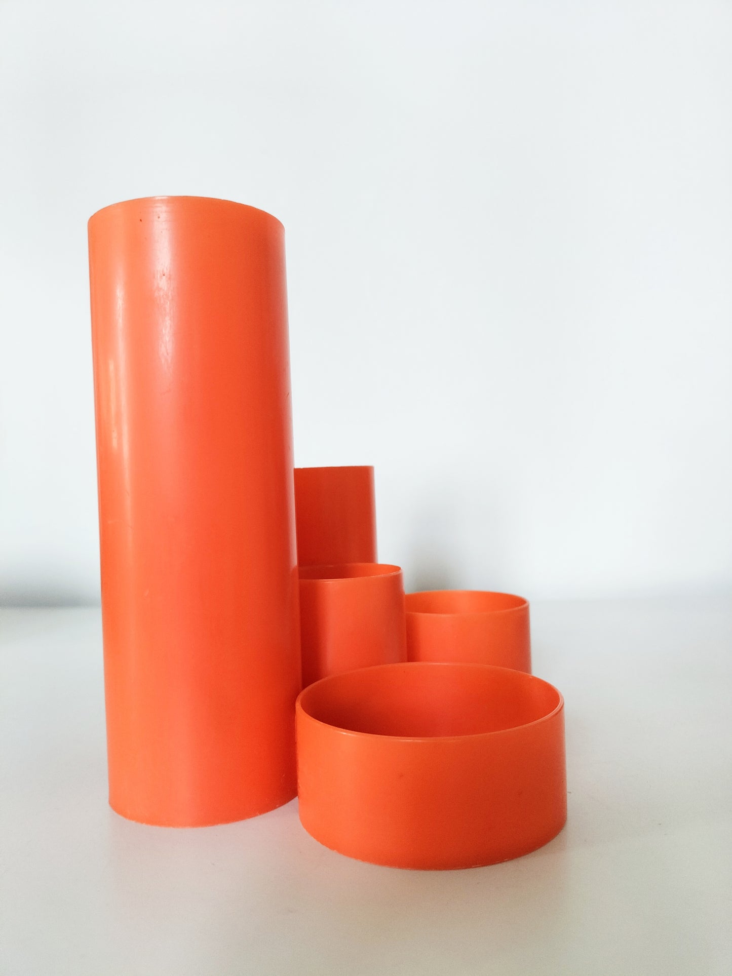 Organiseur de bureau vintage orange