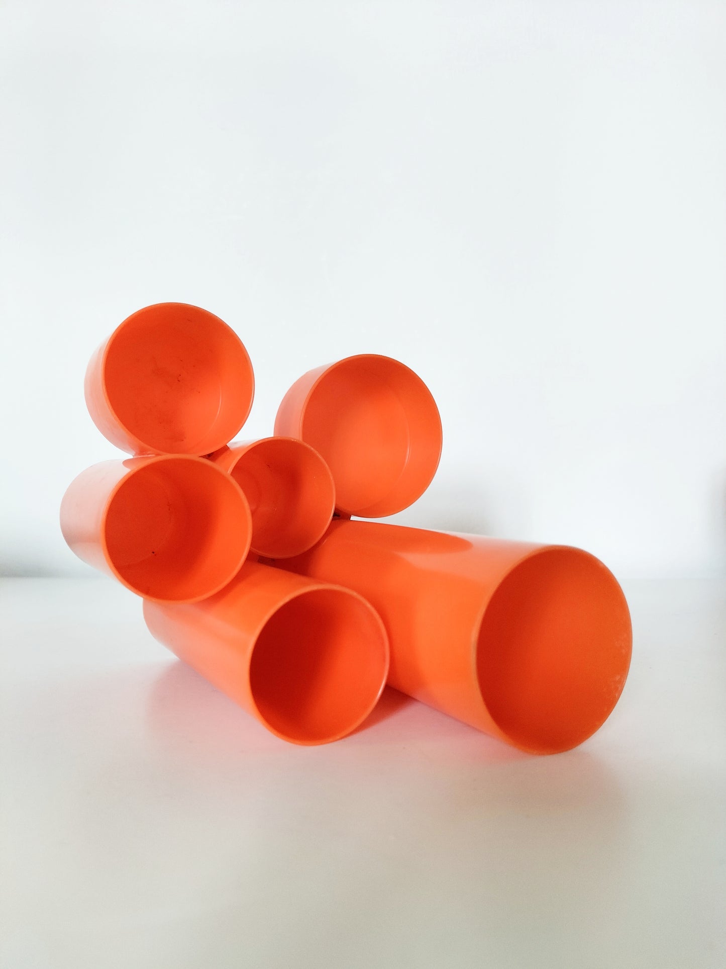 Organiseur de bureau vintage orange