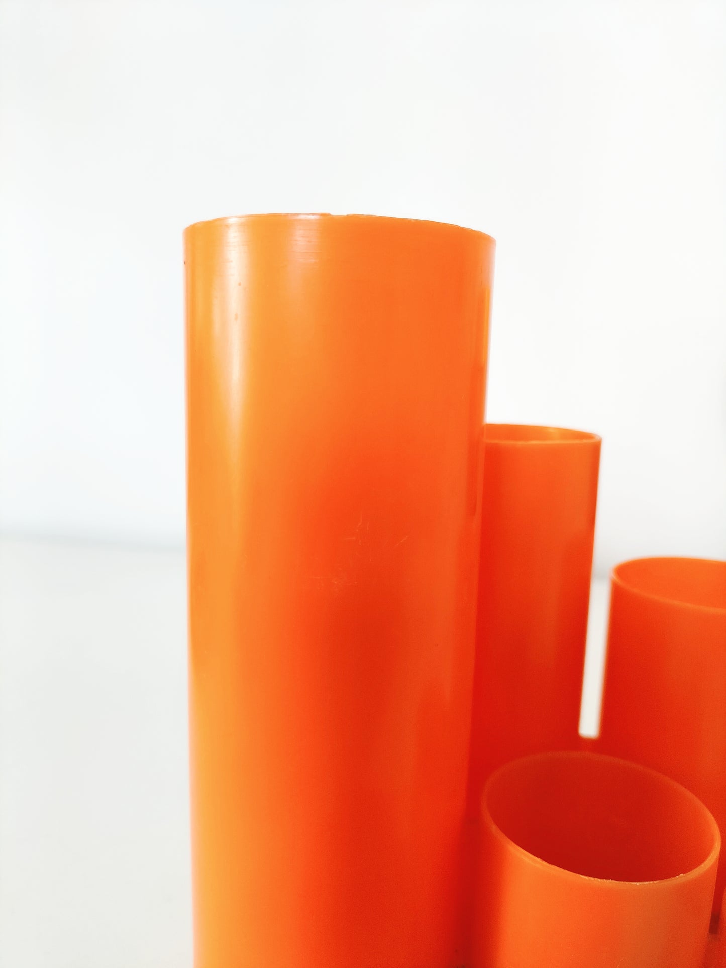 Organiseur de bureau vintage orange