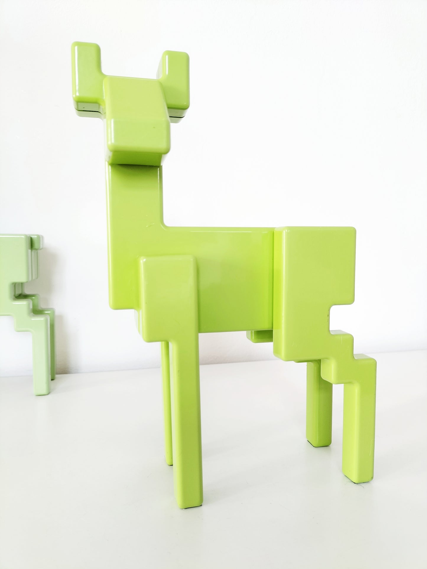 Cerf pixel vert Ikea Monika Mulder
