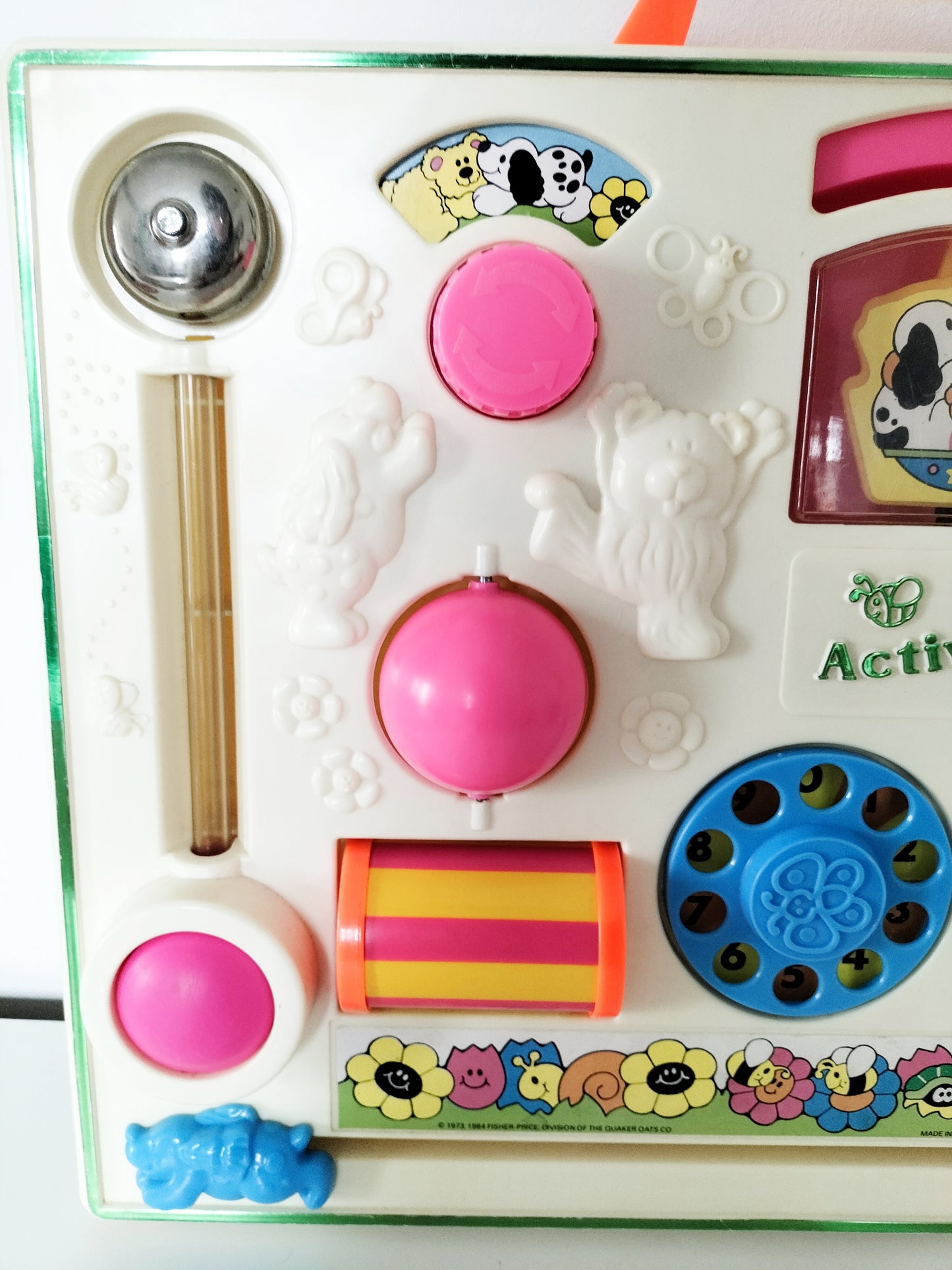 Tableau d'éveil Activity Center Fisher Price 1984