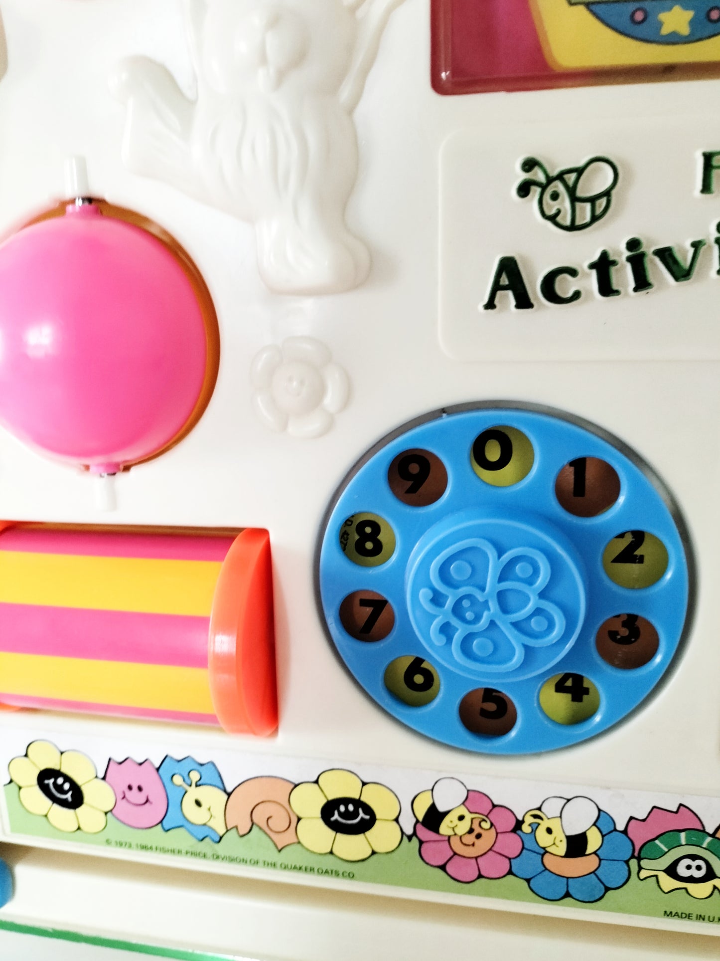 Tableau d'éveil Activity Center Fisher Price 1984
