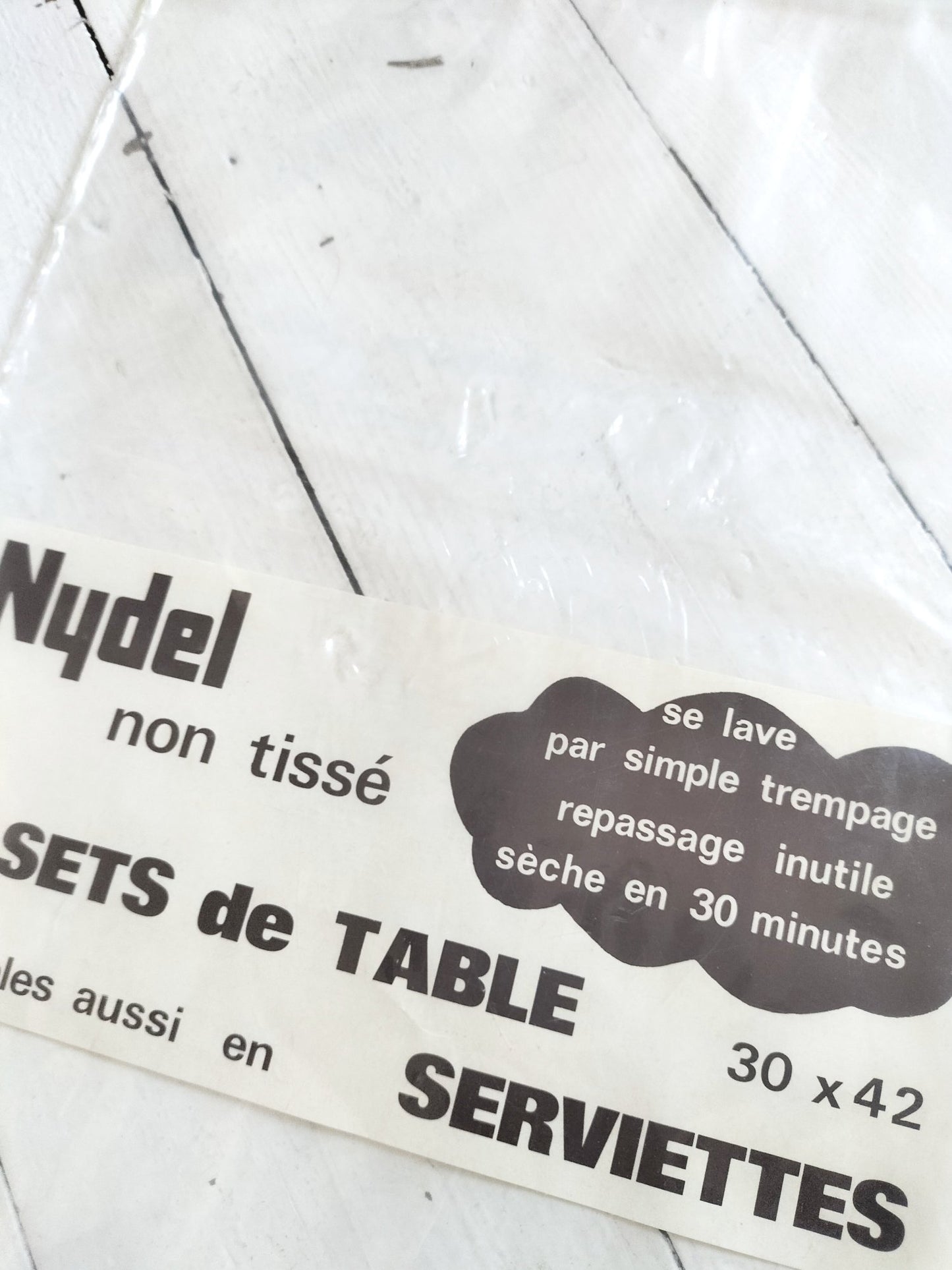 Duo de sets de table/ serviettes Nydel - 6 duos disponibles
