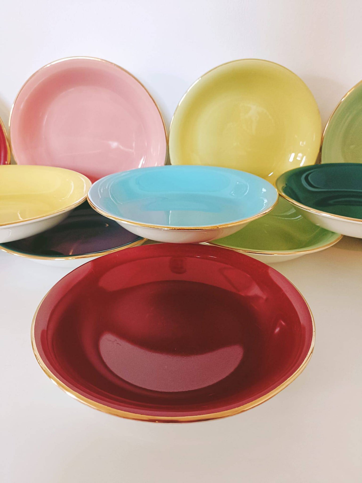 Assiette Boch Napoli Saturne