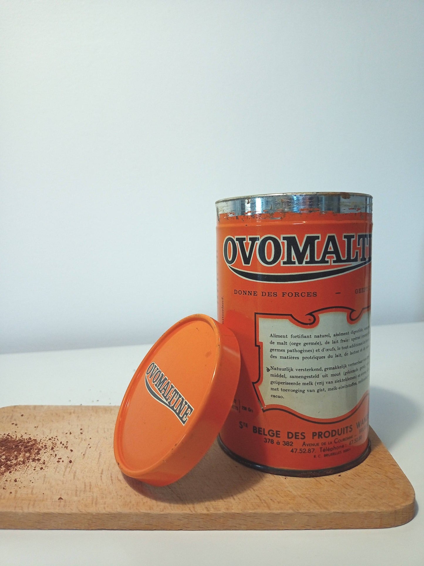 Boîte métallique Ovomaltine - cetaitmieuxavant