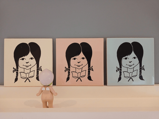 Carreau mural fillette - cetaitmieuxavant