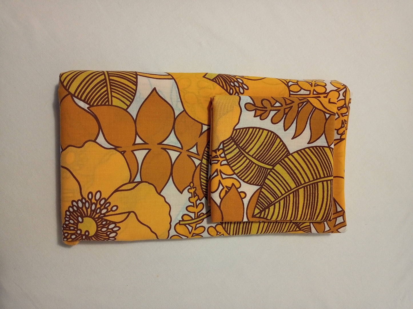 Drap plat deux personnes + une taie d'oreiller - cetaitmieuxavant