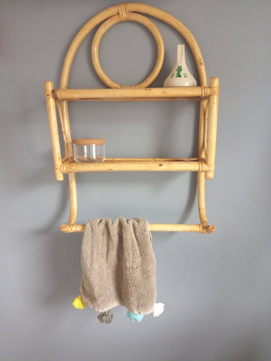 Étagère murale en rotin - cetaitmieuxavant