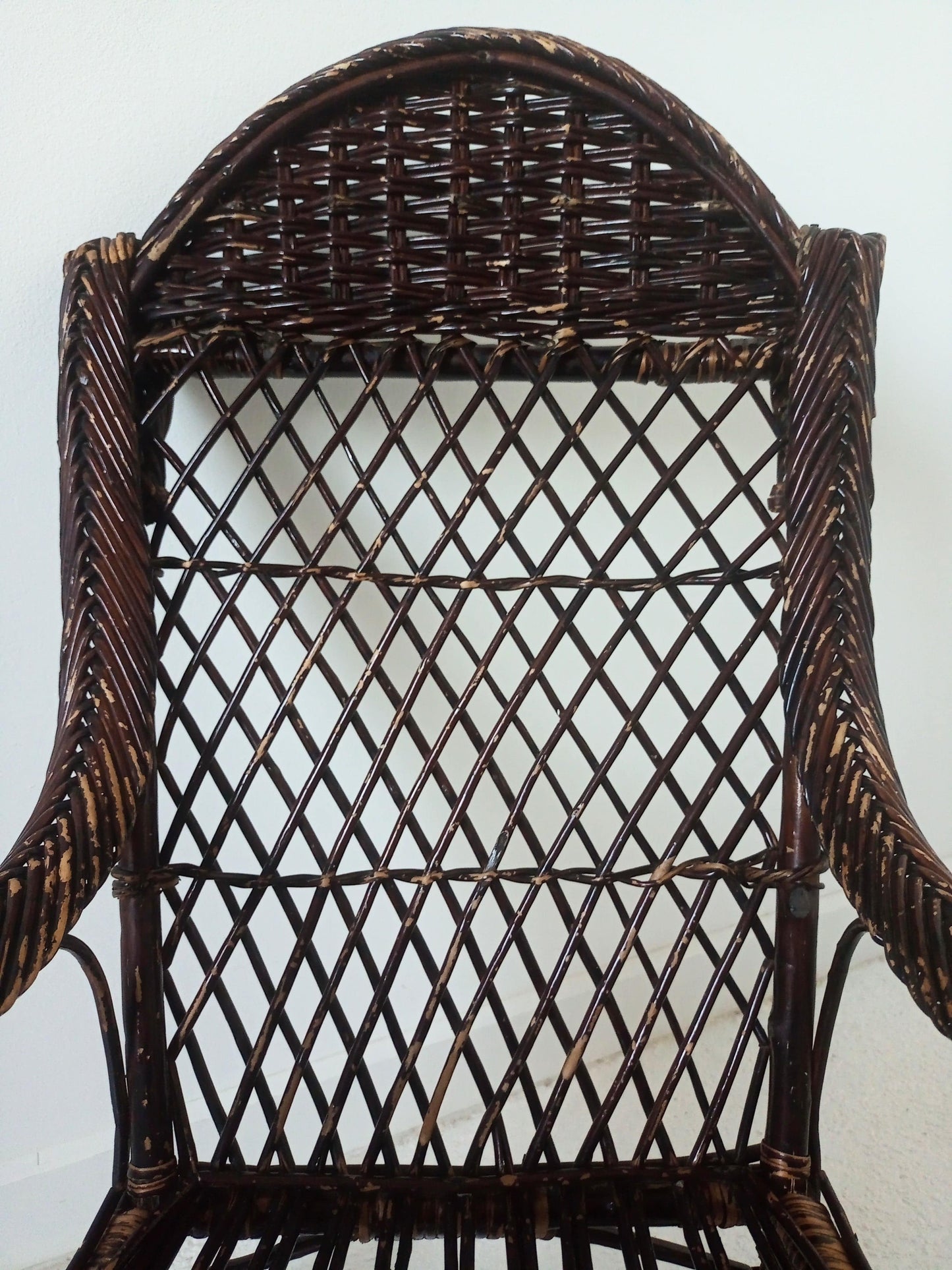 Fauteuil - chaise enfant en rotin - cetaitmieuxavant