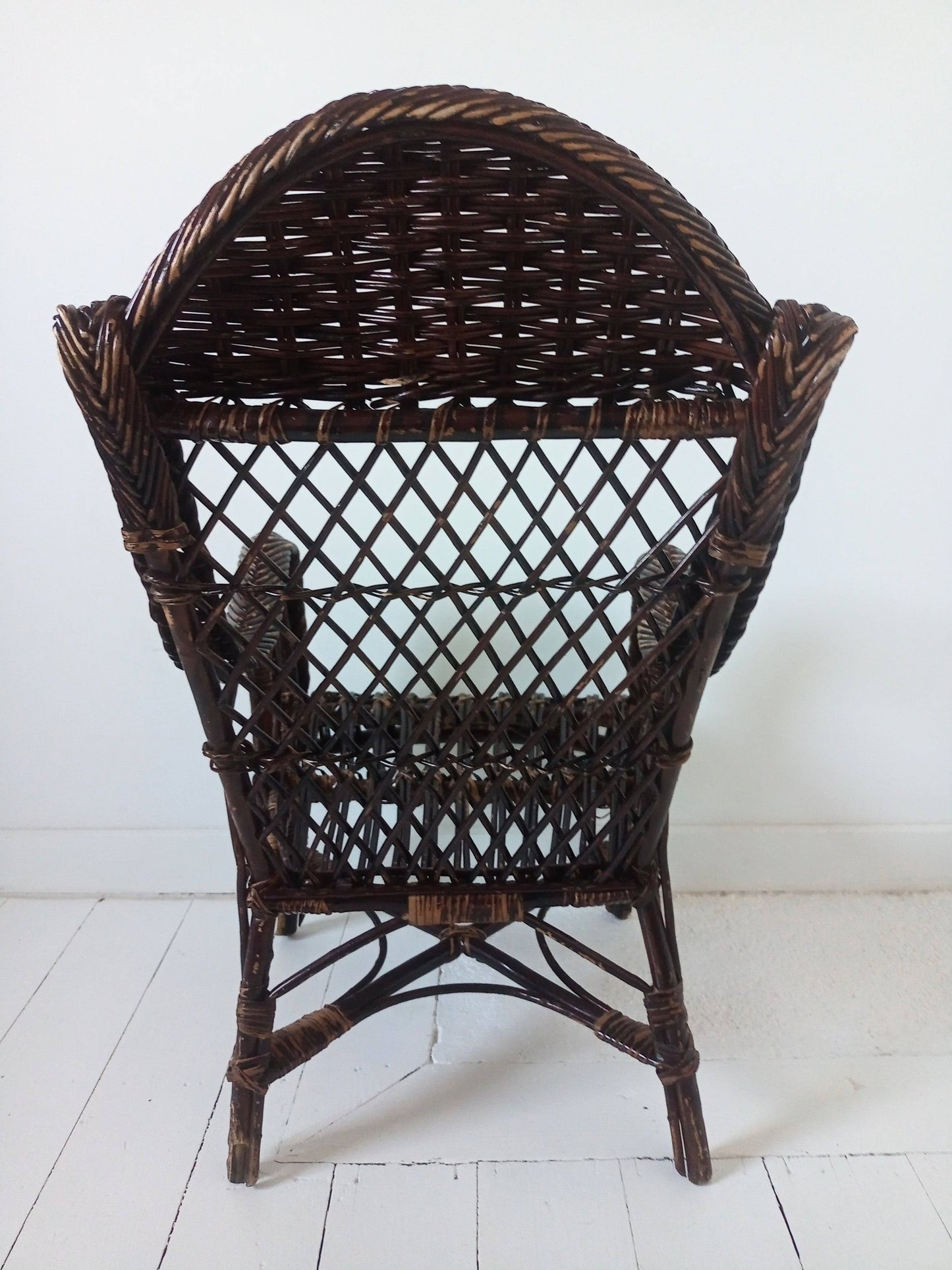 Fauteuil - chaise enfant en rotin - cetaitmieuxavant